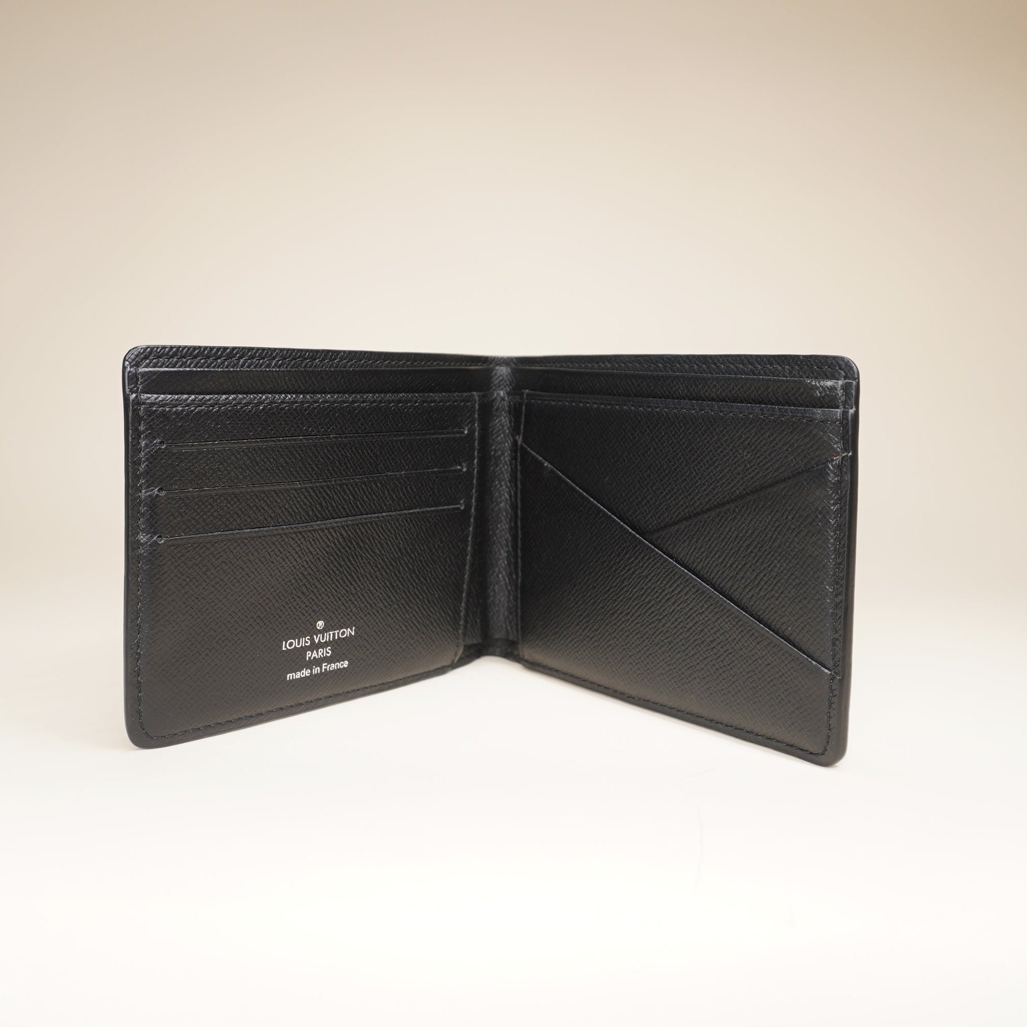 PRE-OWNED LV Damier Graphite Canvas Multiple Wallet Black