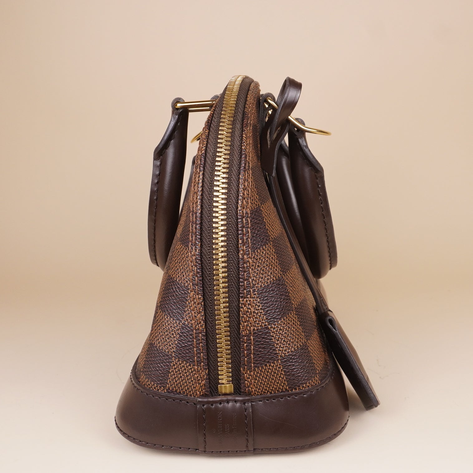 PRE-OWNED LV Damier Canvas Alma BB Bag