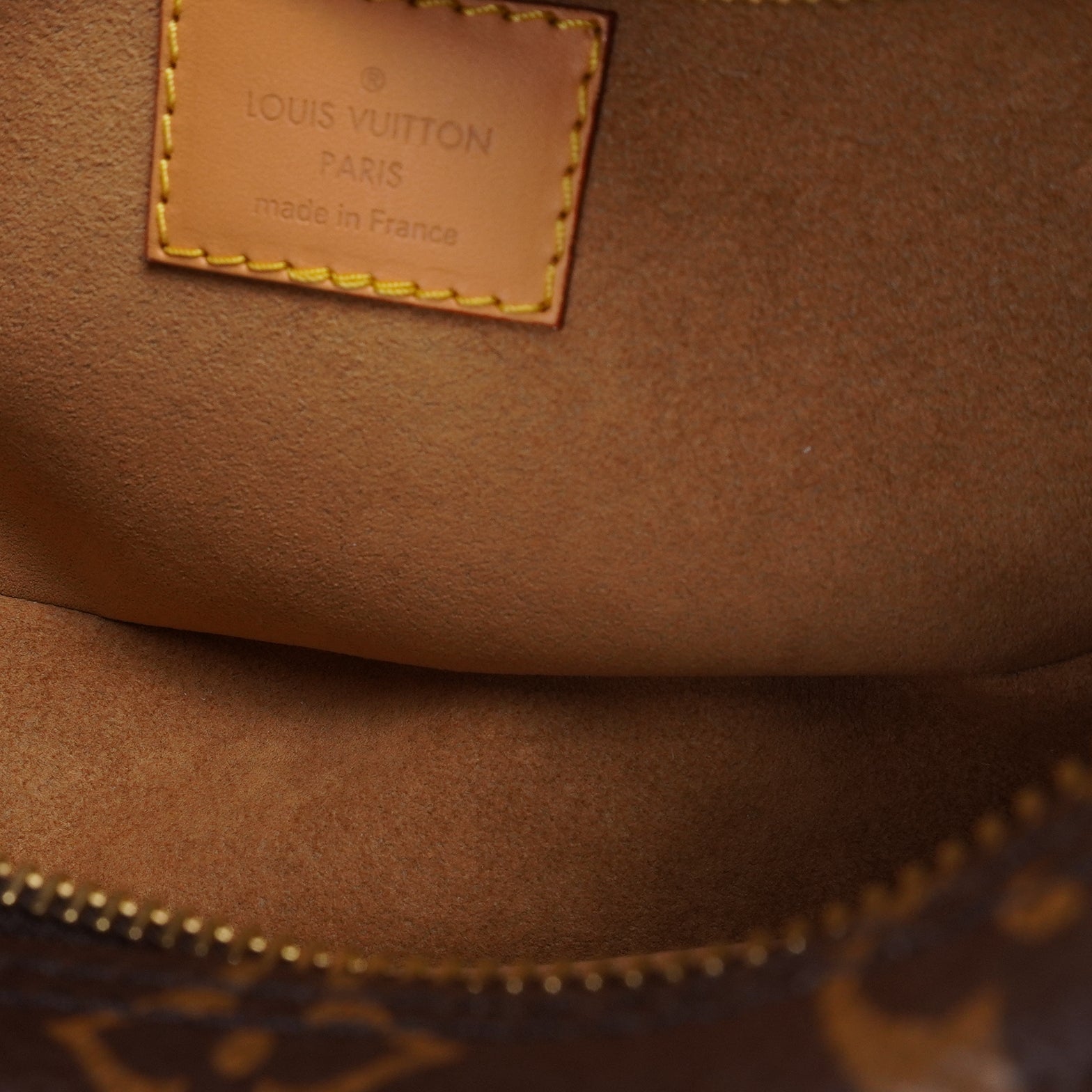 PRE-OWNED LV Monogram Canvas Loop PM Bag