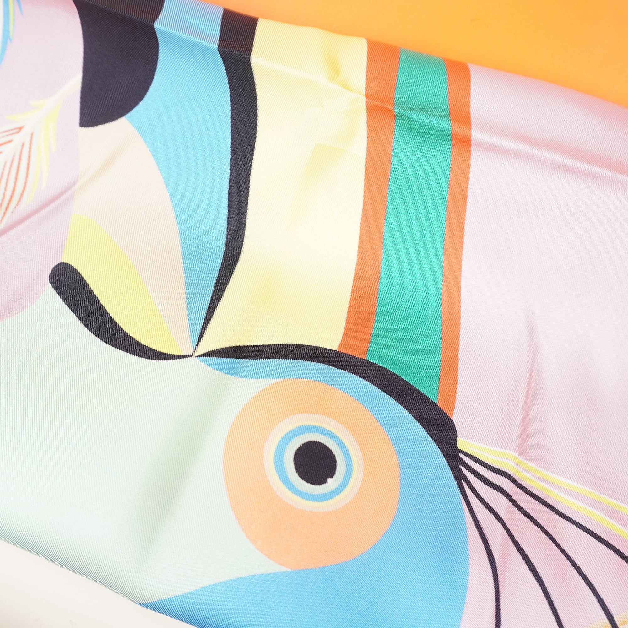 PRE-OWNED Toucans de Paradis Silk Scarf