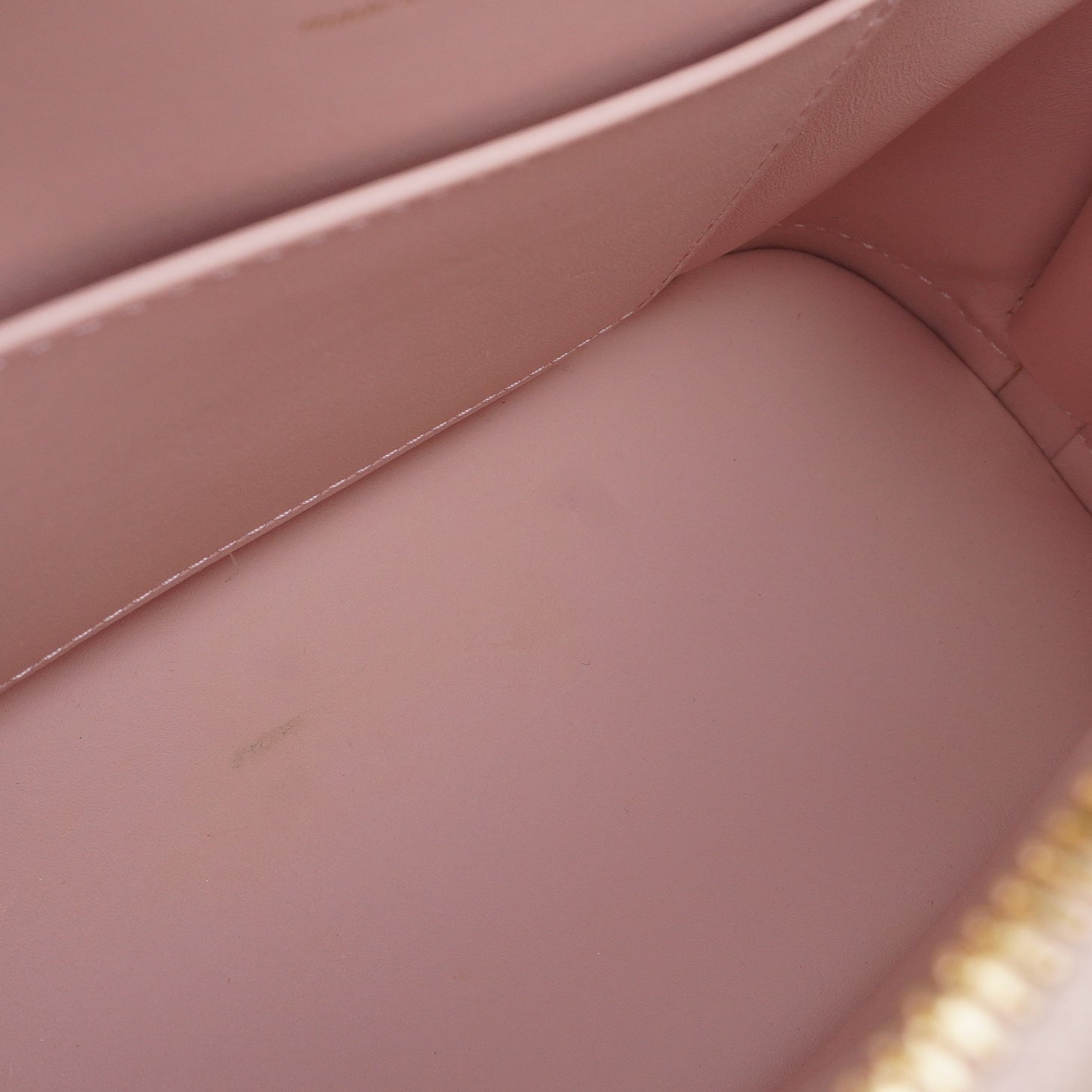 PRE-OWNED LV Lambskin Malletage Alma BB Rosabella