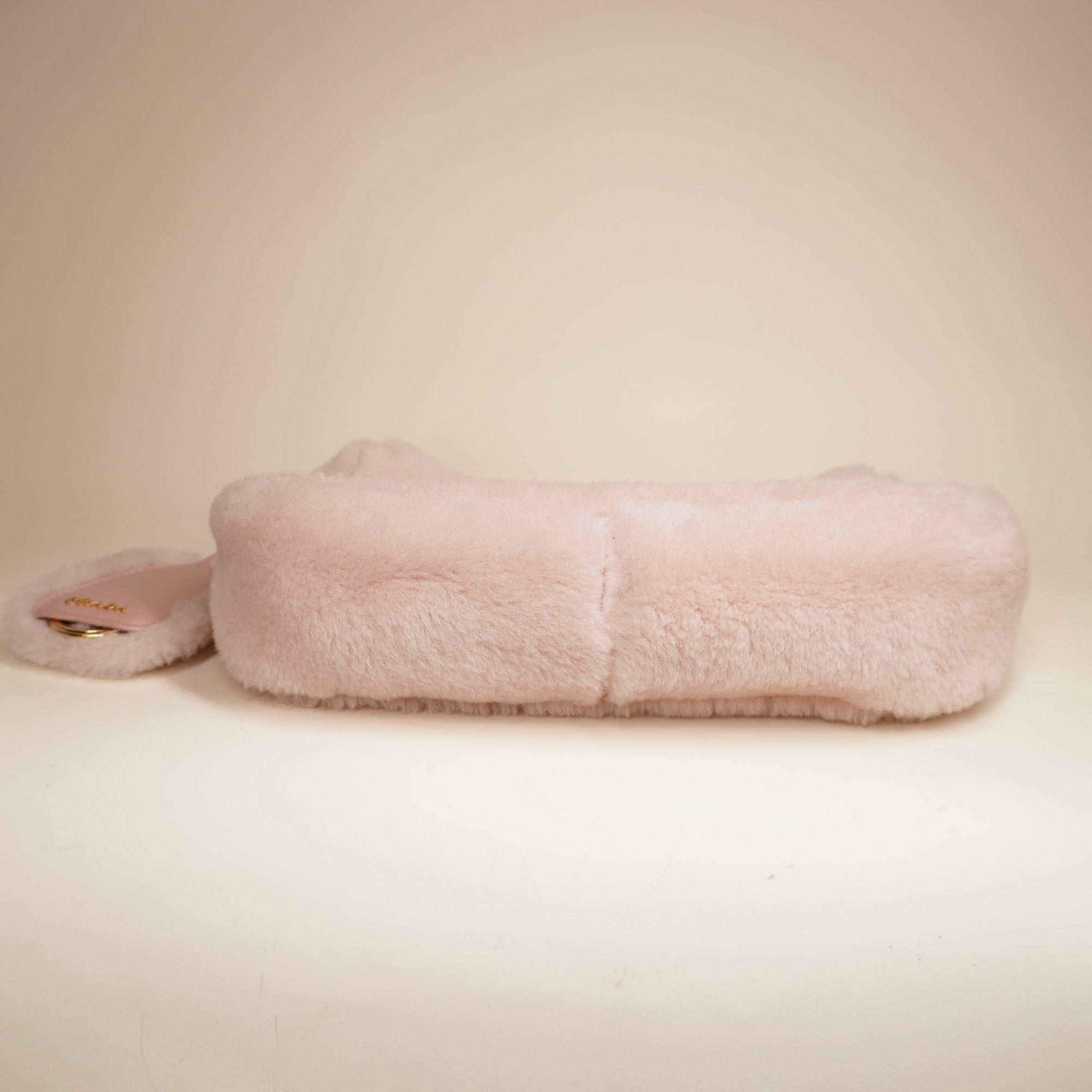 PRADA - Re-Edition Mini Shearling Pink Shoulder bag