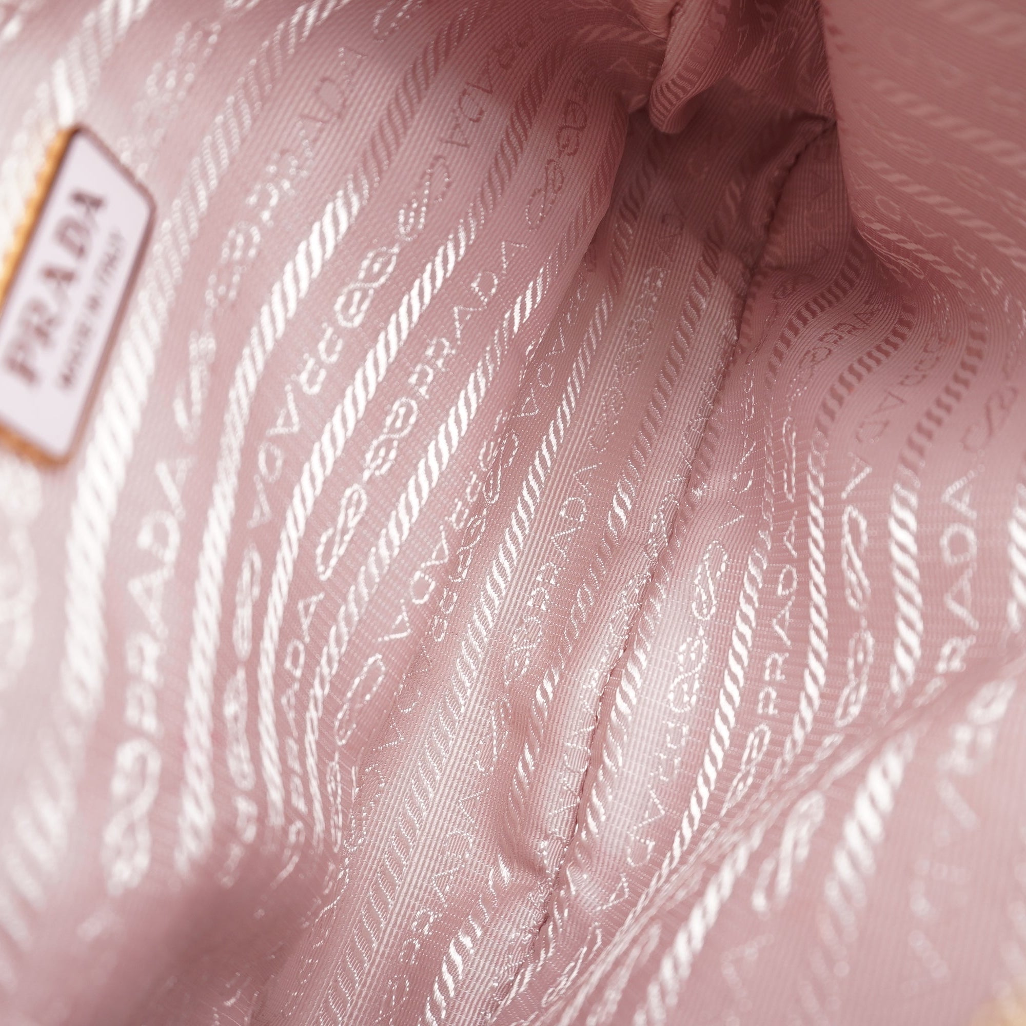 PRE-OWNED Re-Edition Mini Shearling Pink Shoulder bag