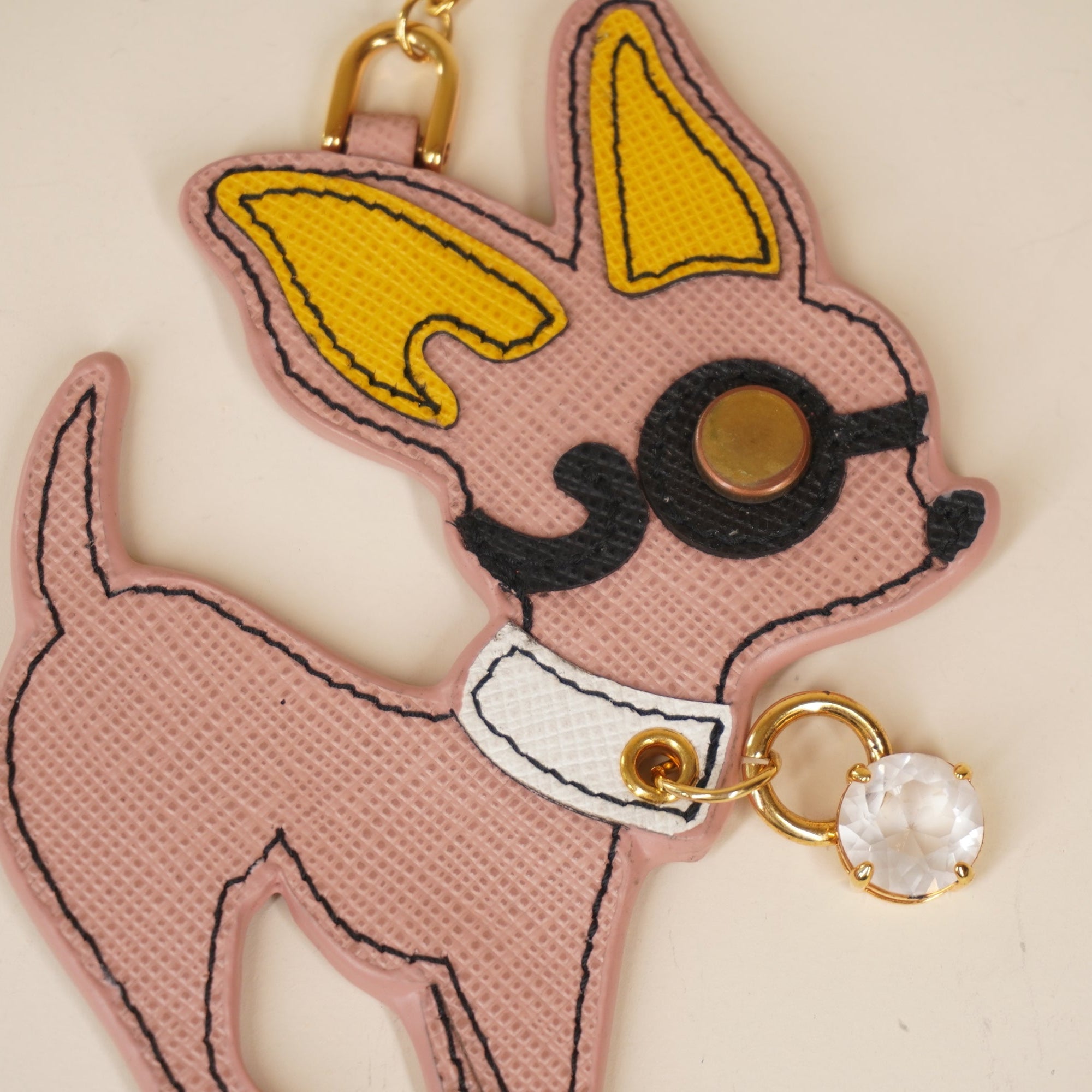 PRE-OWNED Charm Nude Pink Dog