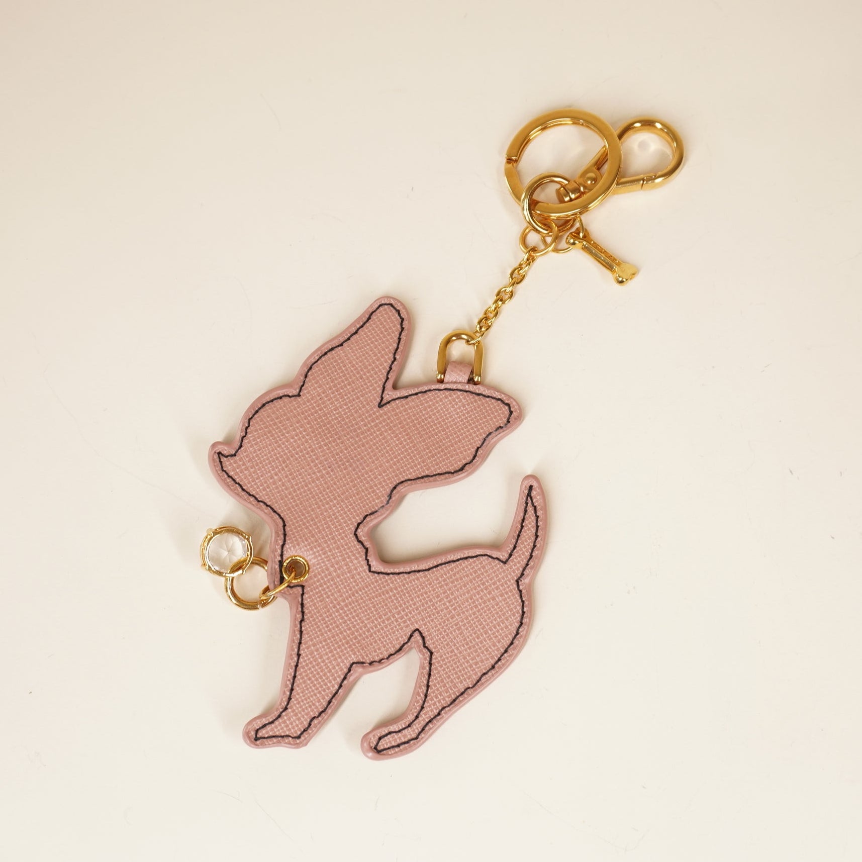 PRE-OWNED Charm Nude Pink Dog