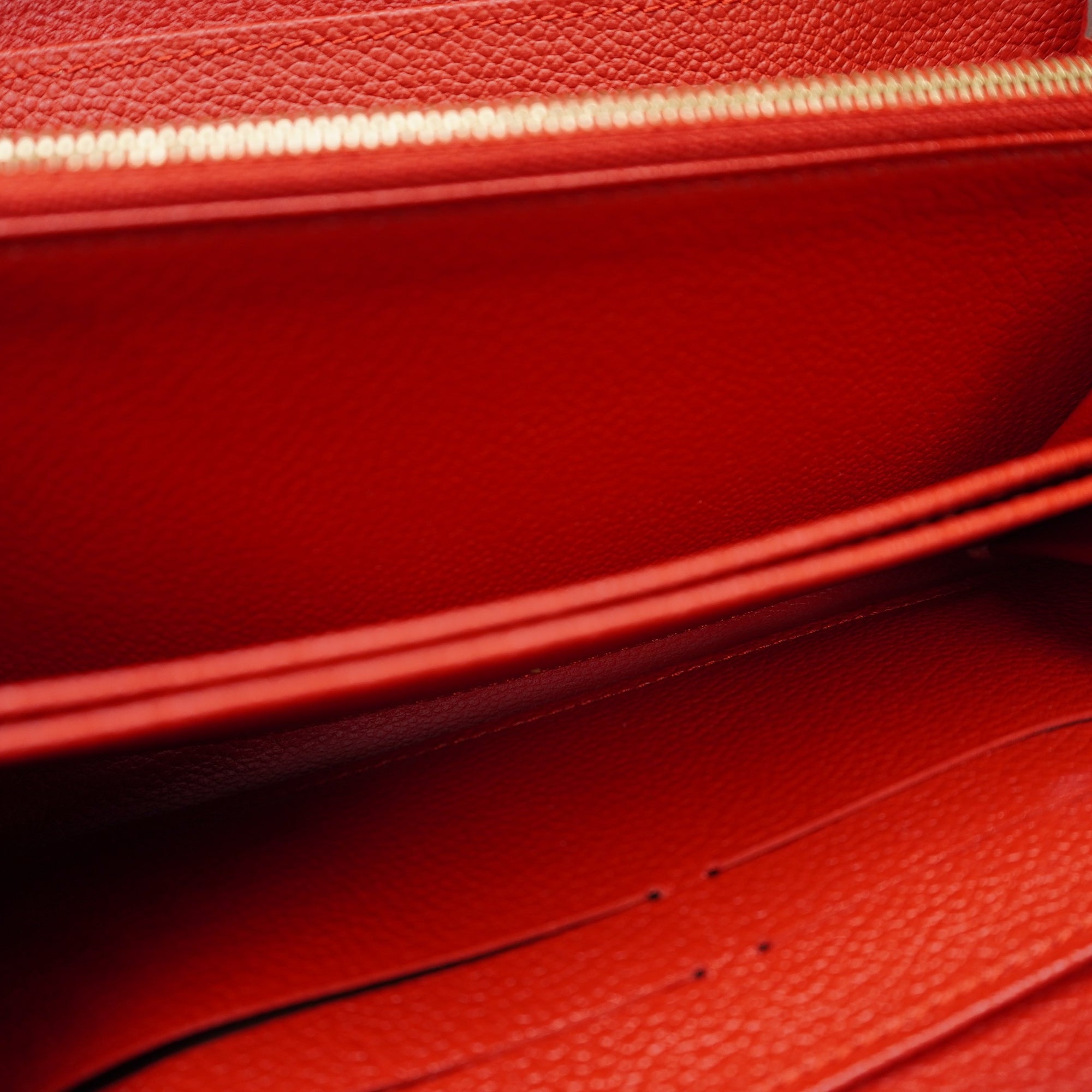 LV Empreinte Zippy Long Wallet Red