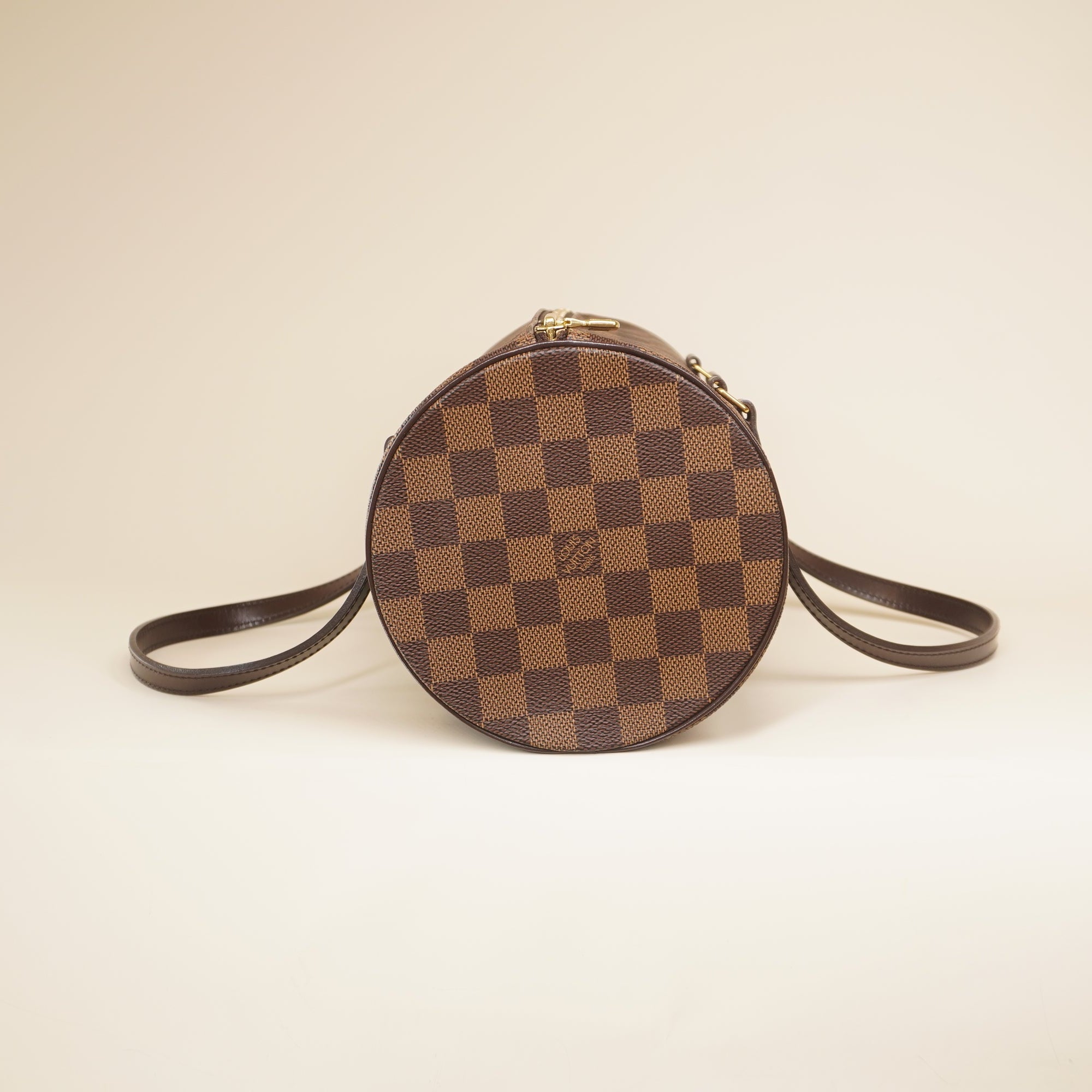 PRE-OWNED LV Damier Ebene Papillon 30 Shoulder Bag