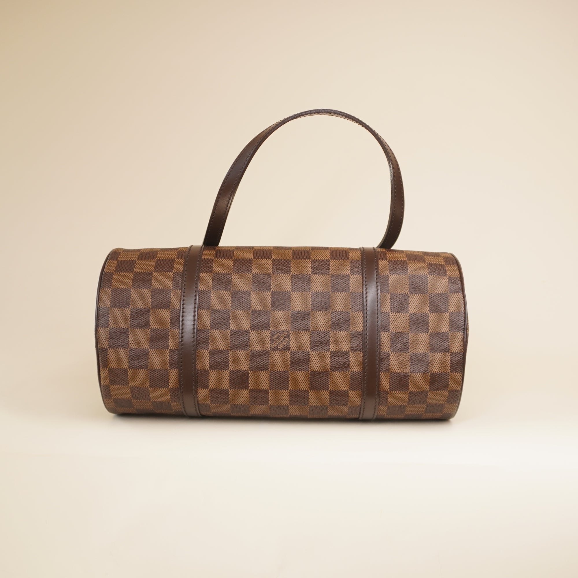 PRE-OWNED LV Damier Ebene Papillon 30 Shoulder Bag