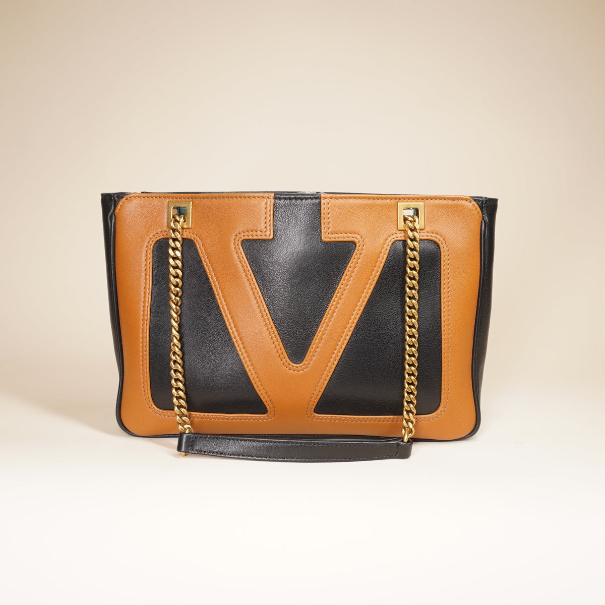 VALENTINO GARAVANI - Viva Superstar Medium two-tone Leather Shoulder Bag