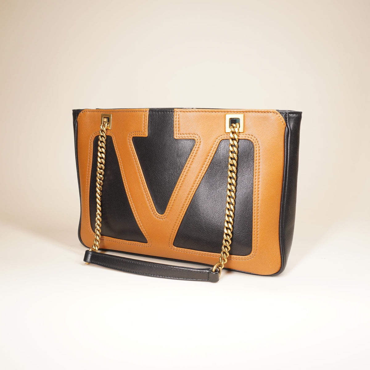VALENTINO GARAVANI - Viva Superstar Medium two-tone Leather Shoulder Bag