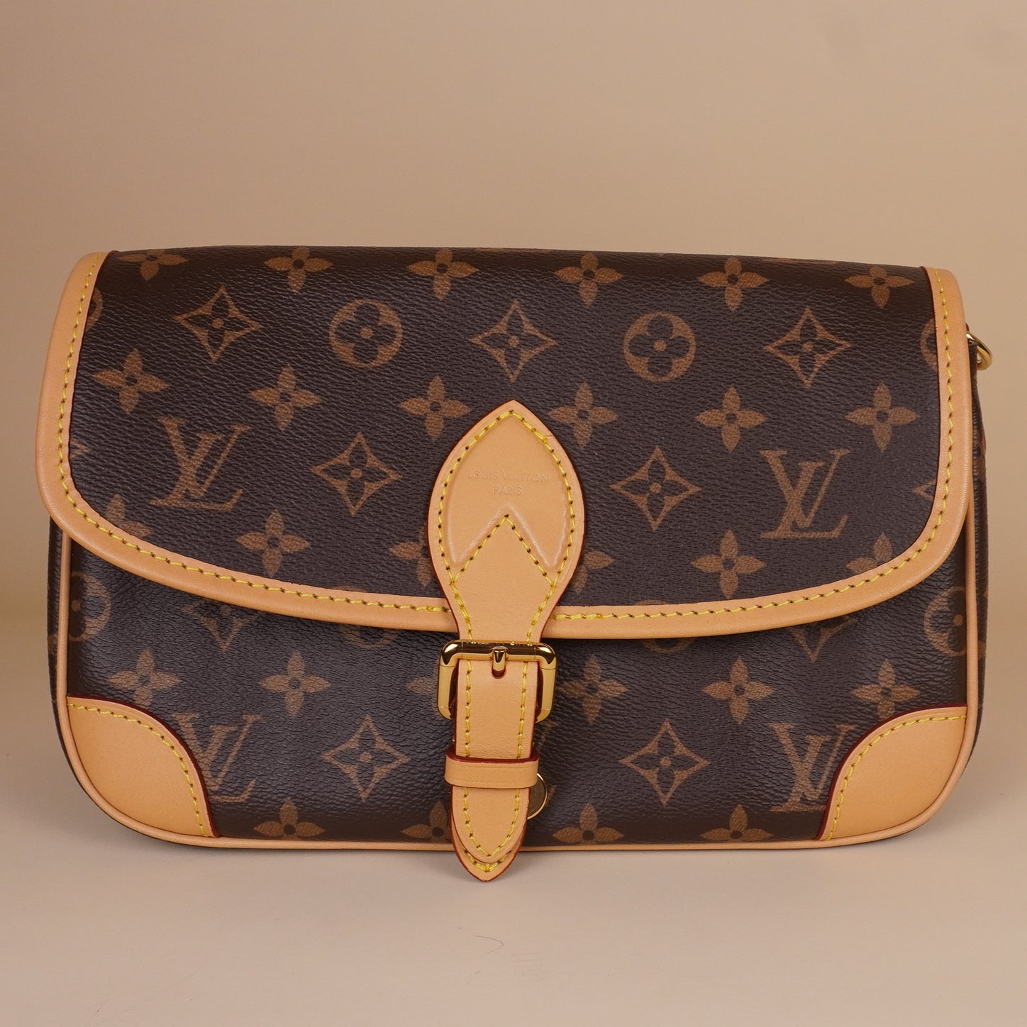 PRE-OWNED LV Monogram Canvas Diane Bag with Strap