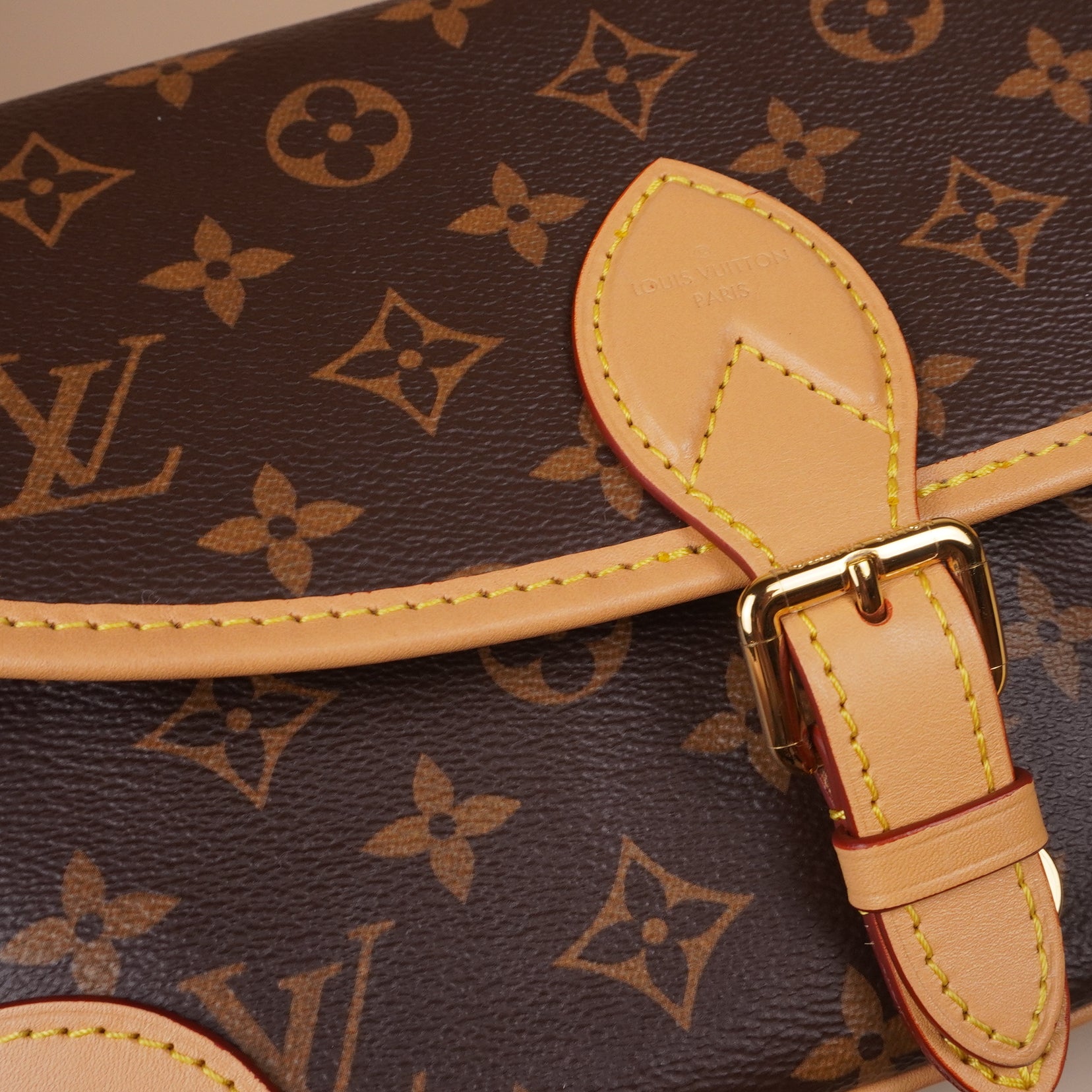 PRE-OWNED LV Monogram Canvas Diane Bag with Strap