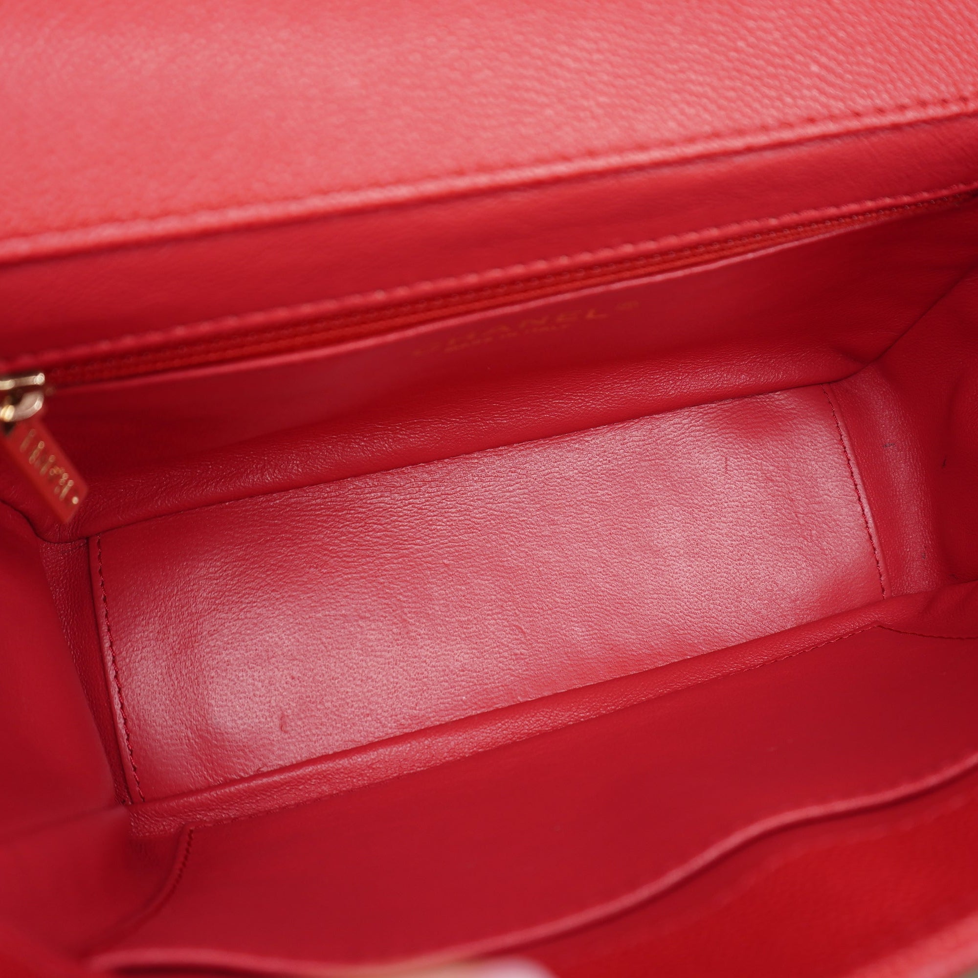 CC Affinity Small Pink Caviar Leather Top Handle Shoulder Bag