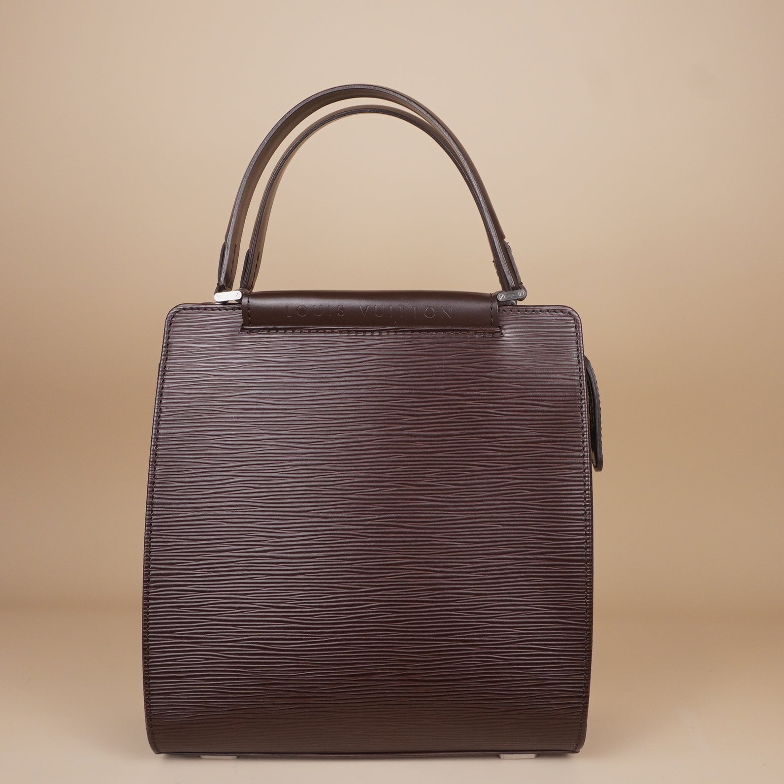 PRE-OWNED LV Moka Epi Leather Figari PM Bag