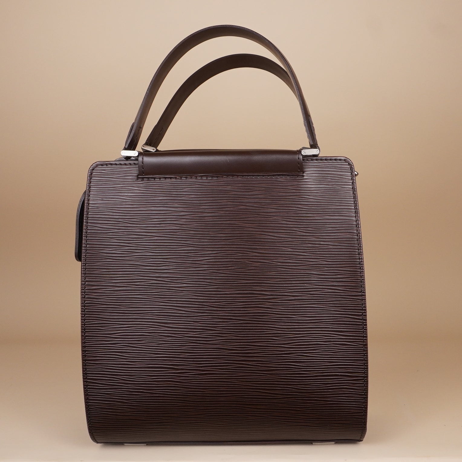 PRE-OWNED LV Moka Epi Leather Figari PM Bag