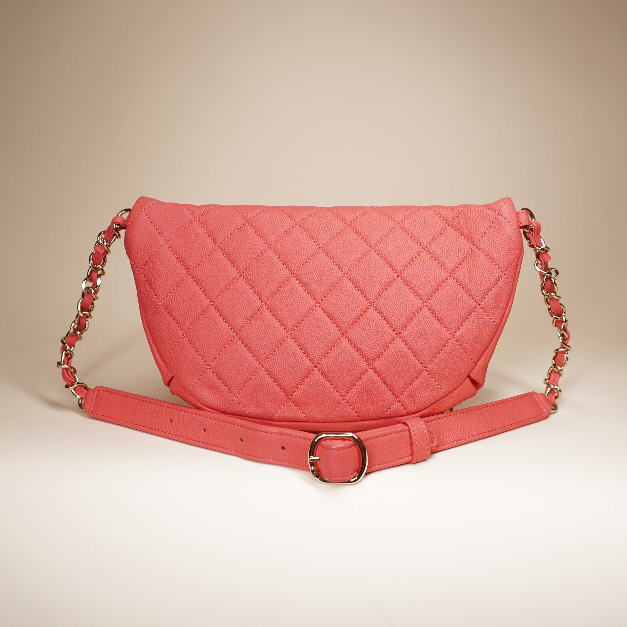 CC Quilted Business Affinity Waist Belt Bag Pink