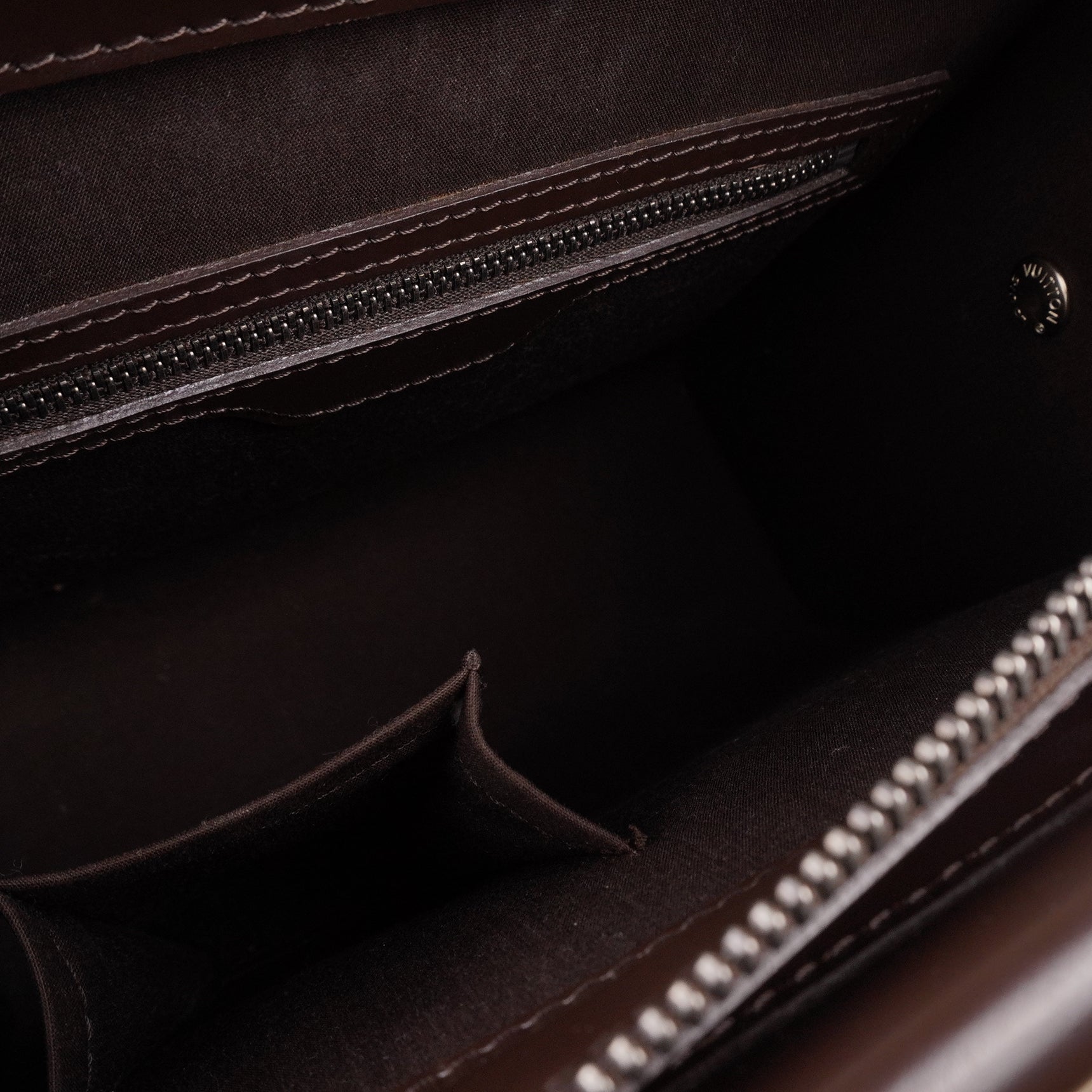 PRE-OWNED LV Moka Epi Leather Figari PM Bag