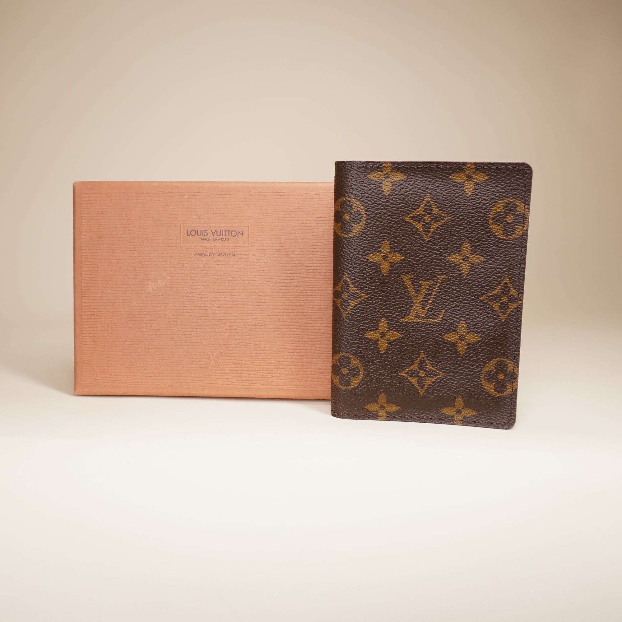 Monogram Coated Canvas Passport Cover