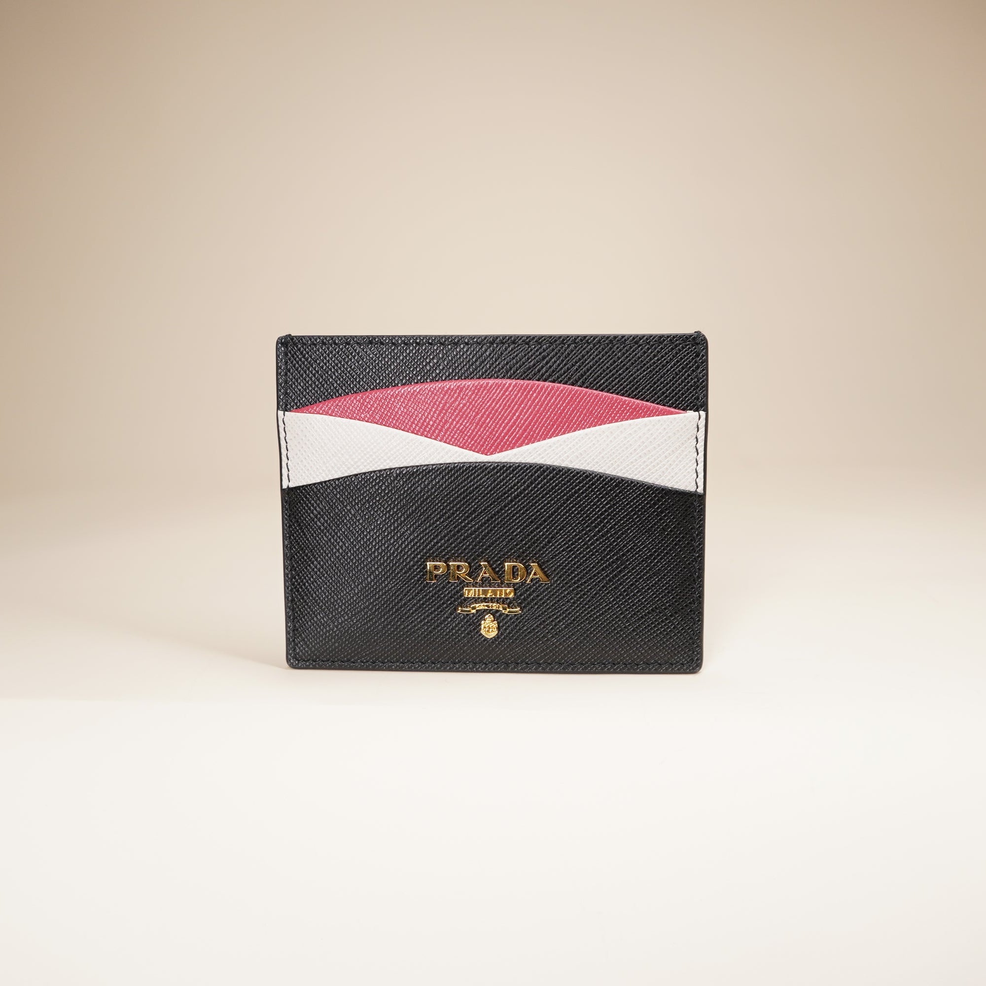 Saffiano Leather Card Holder black