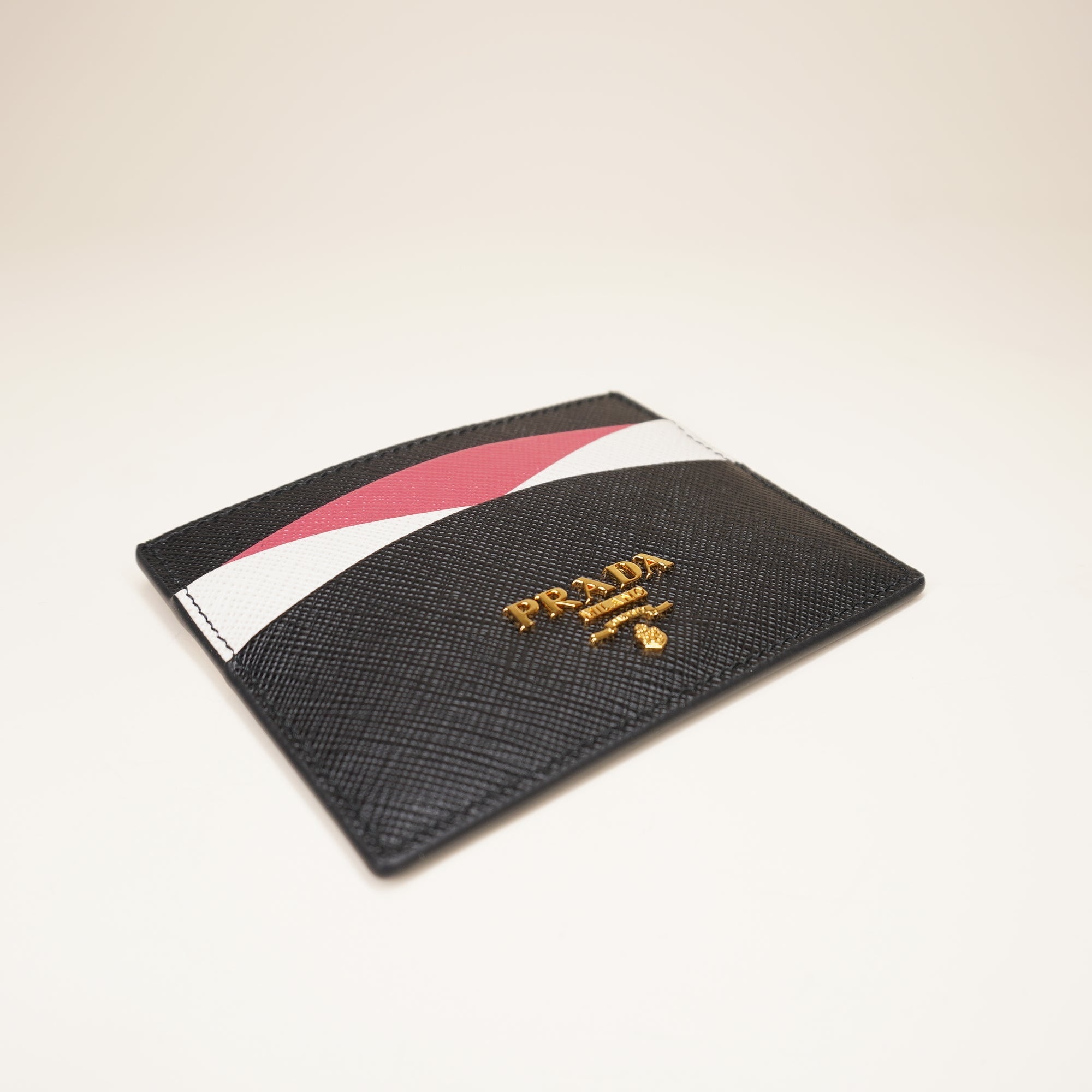 Saffiano Leather Card Holder black