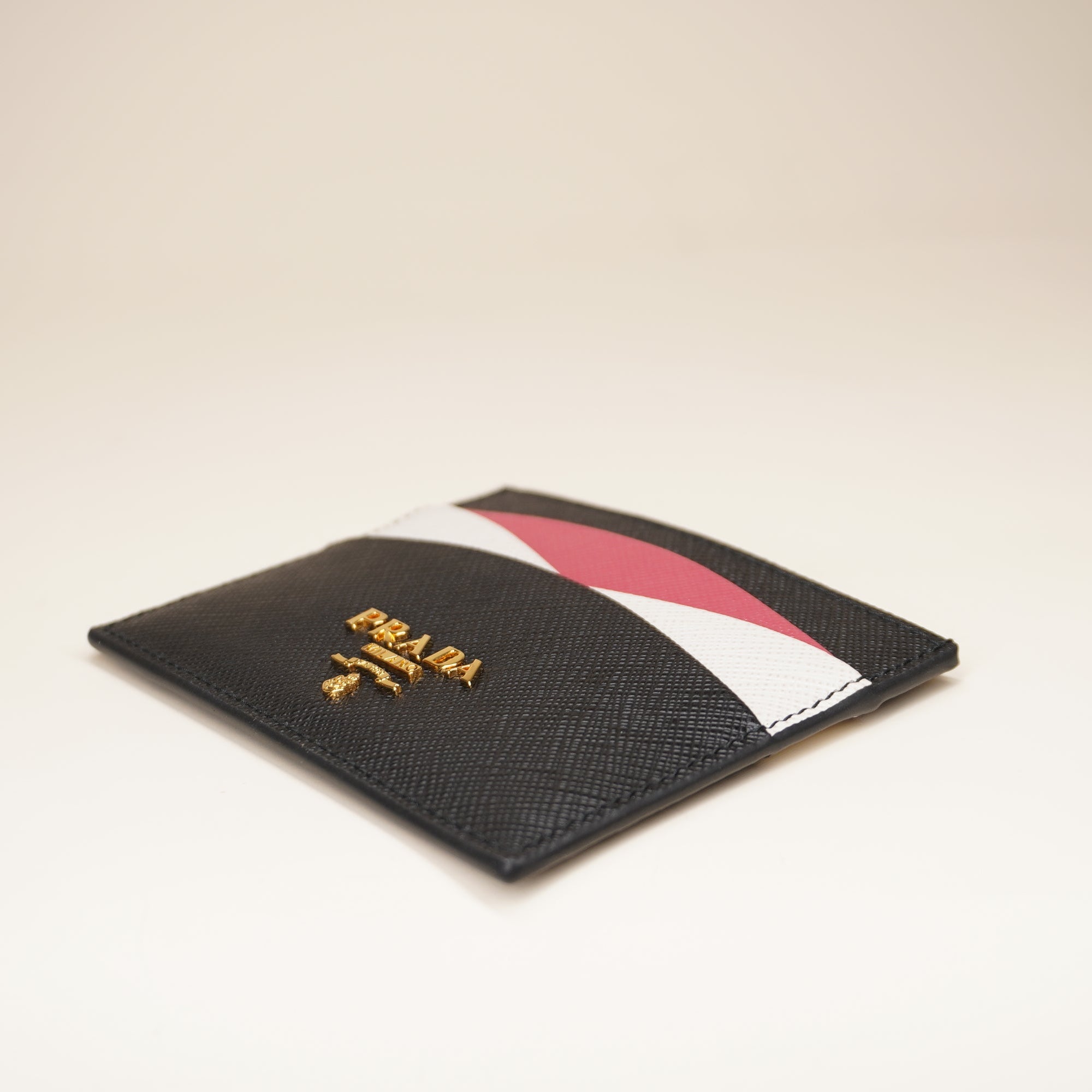 Saffiano Leather Card Holder black