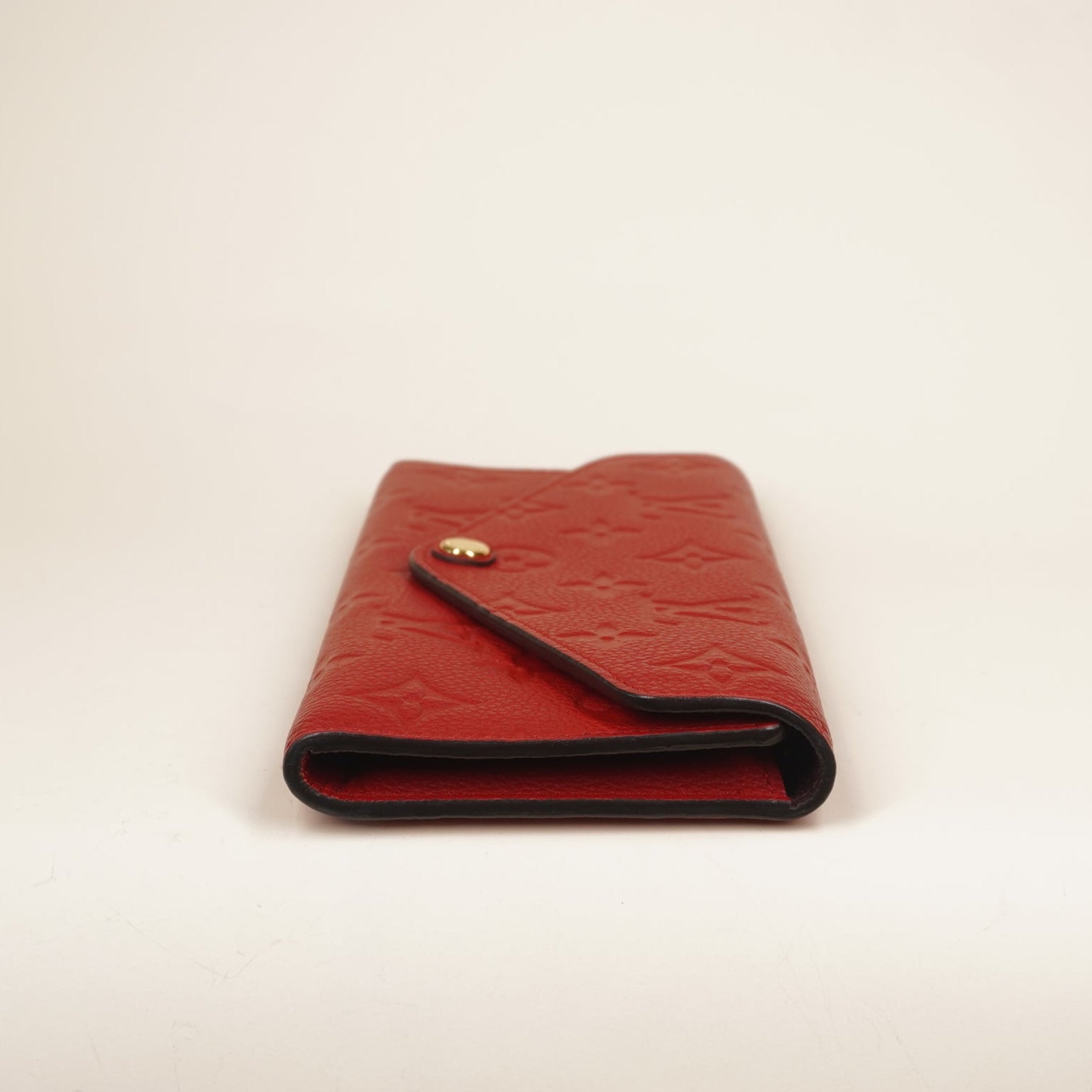 PRE-OWNED LV Monogram Empreinte Cerise Josephine Wallet