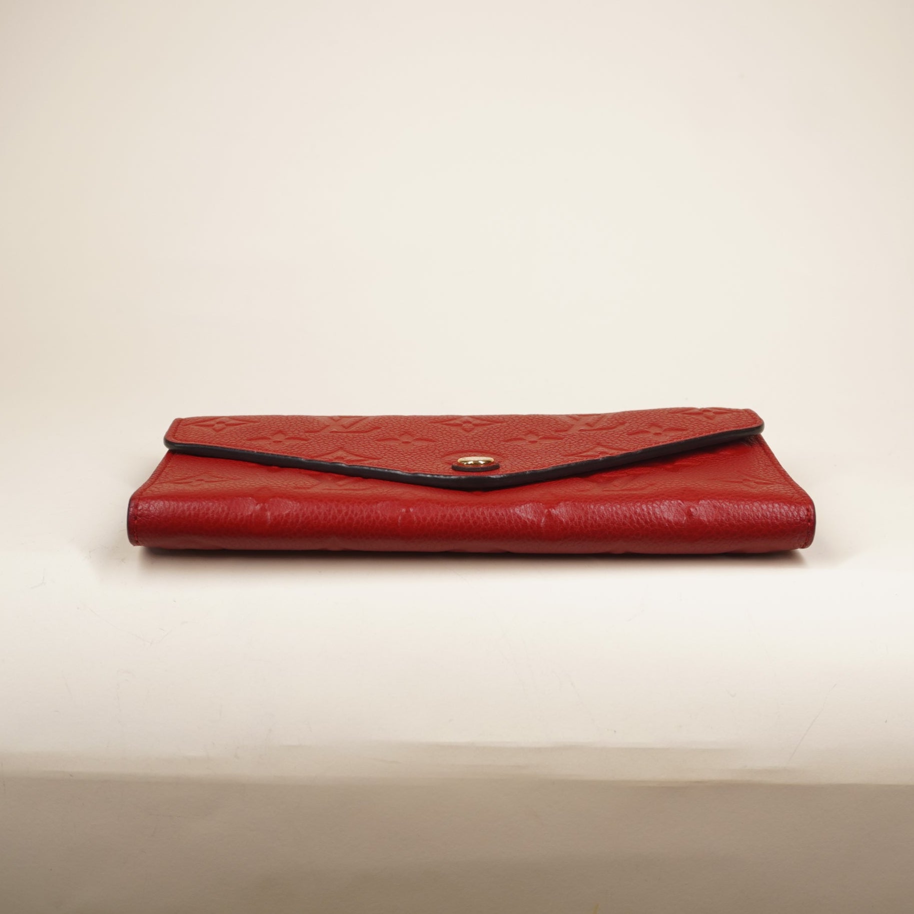 PRE-OWNED LV Monogram Empreinte Cerise Josephine Wallet