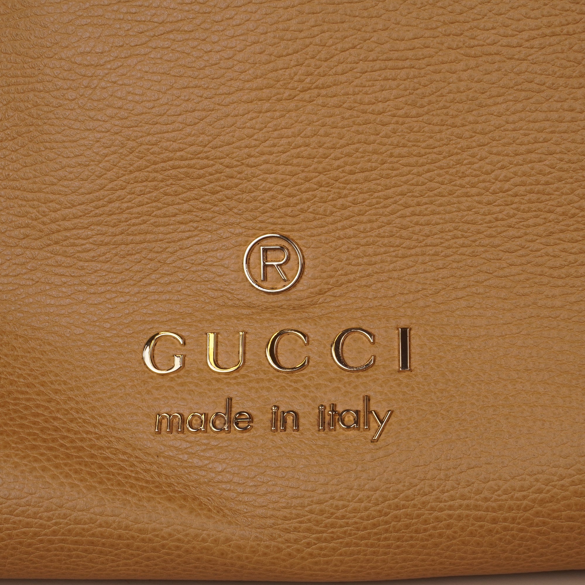 PRE-OWNED GG Leather Gifford Medium Tote