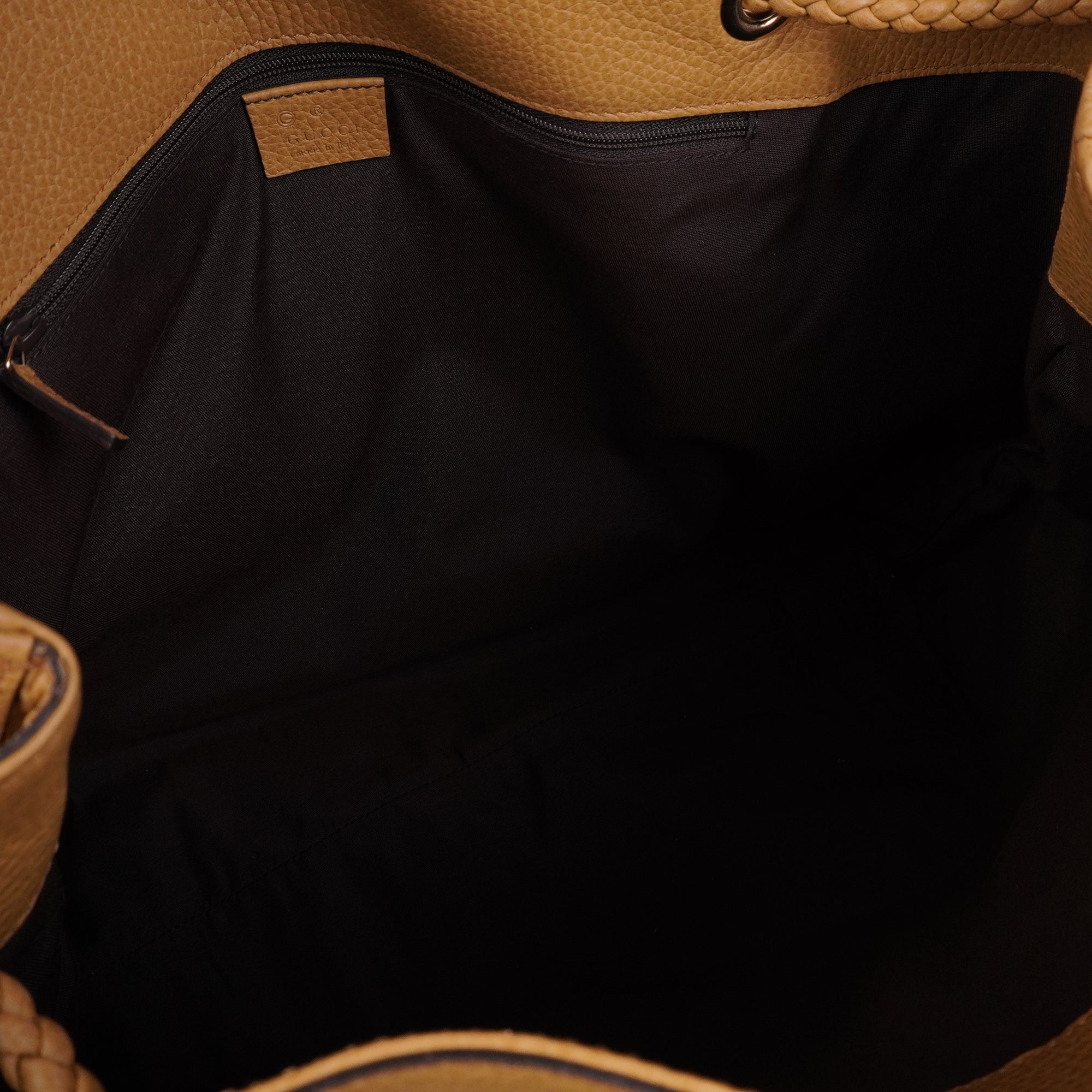 PRE-OWNED GG Leather Gifford Medium Tote