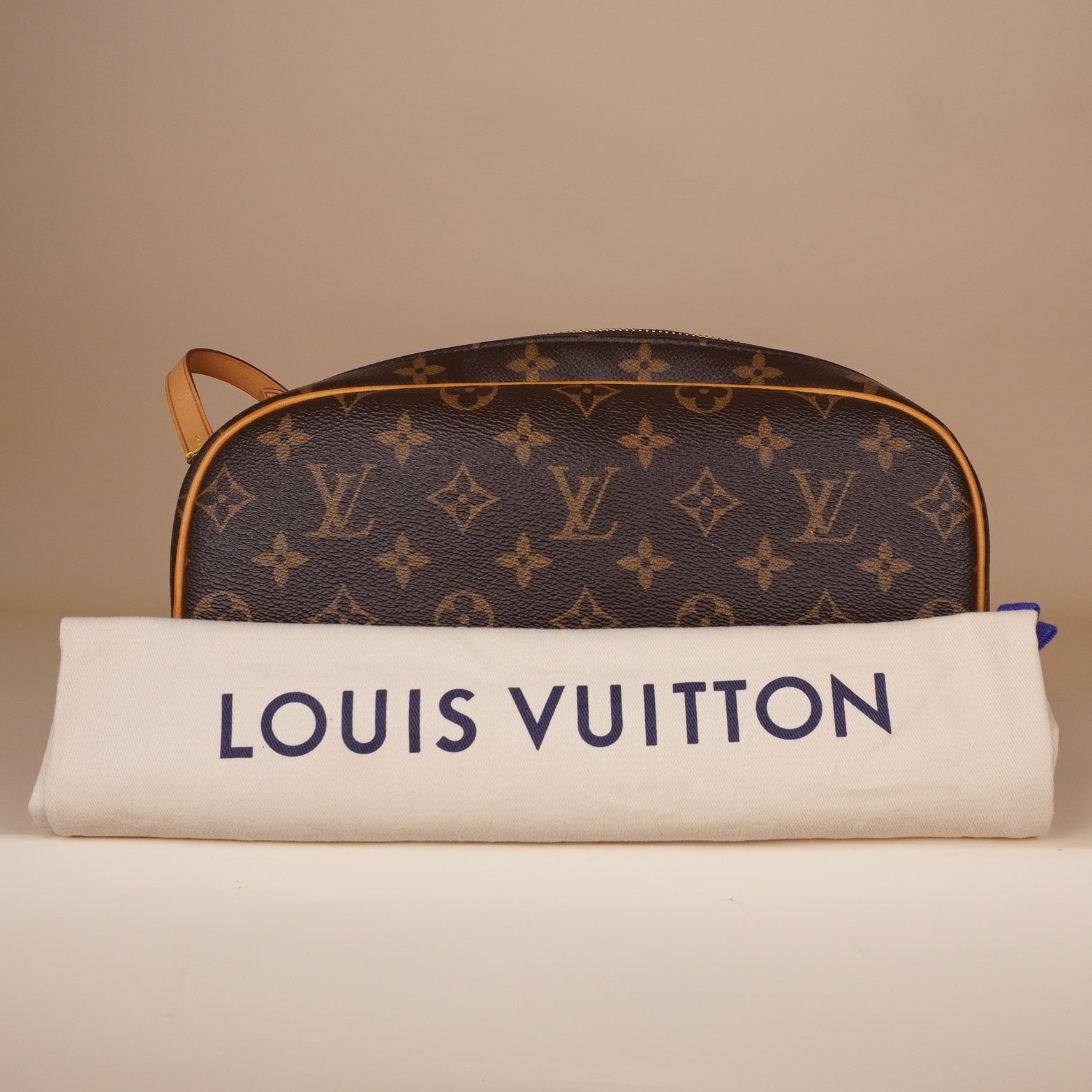 PRE-OWNED LV Monogram Canvas Dopp Kit Toilet Pouch