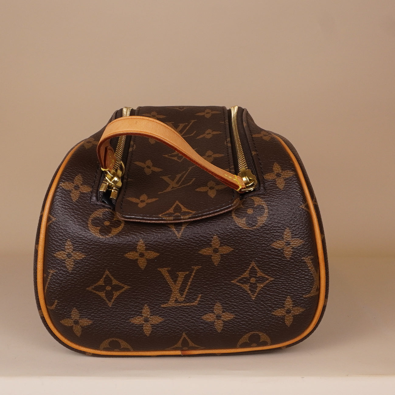 PRE-OWNED LV Monogram Canvas Dopp Kit Toilet Pouch