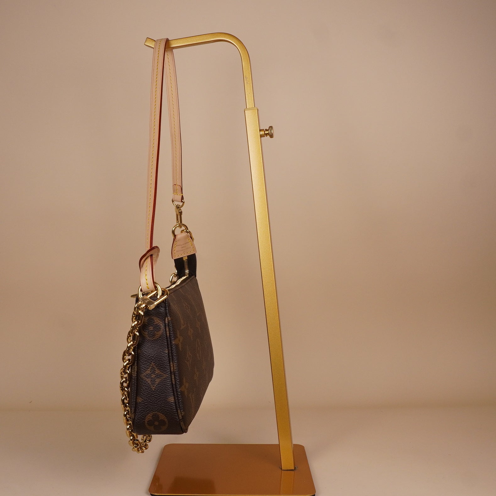 PRE-OWNED LV Monogram Chain Pochette Accessories