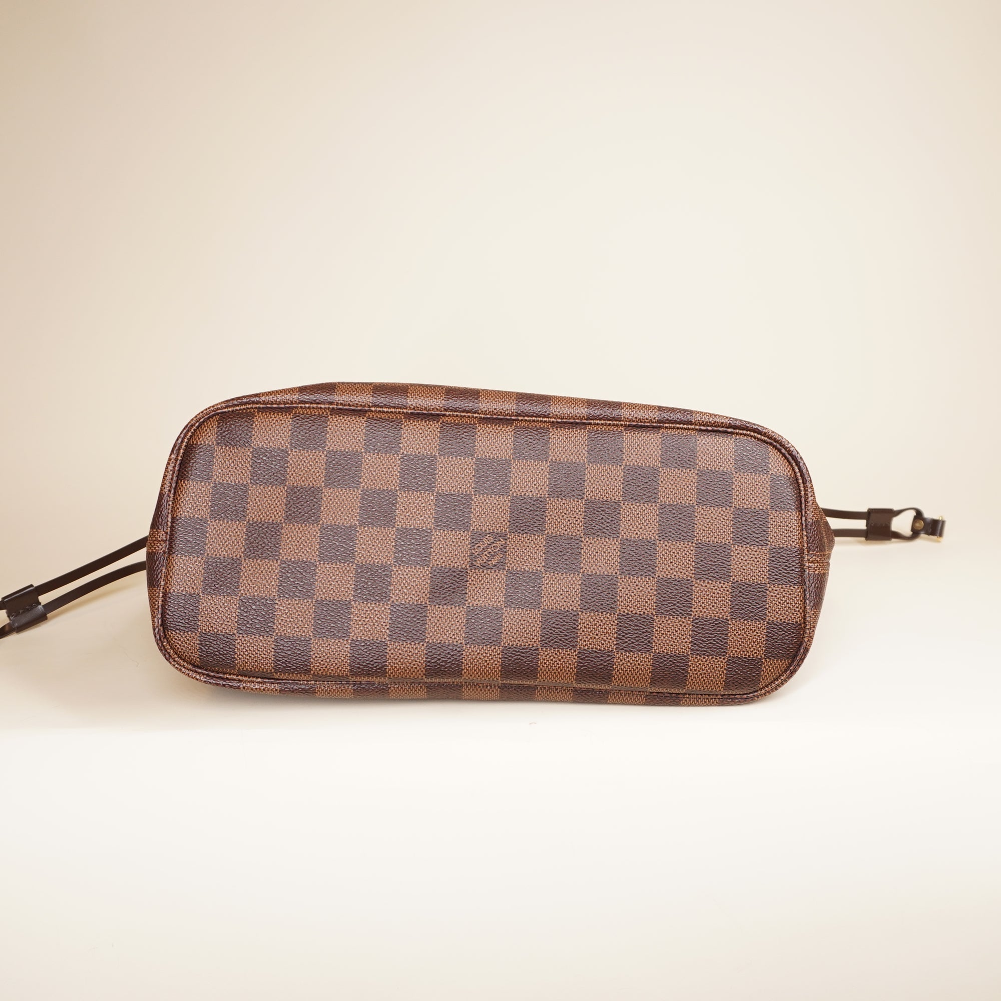 PRE-OWNED LV Damier Ebene Neverfull PM Shoulder Bag