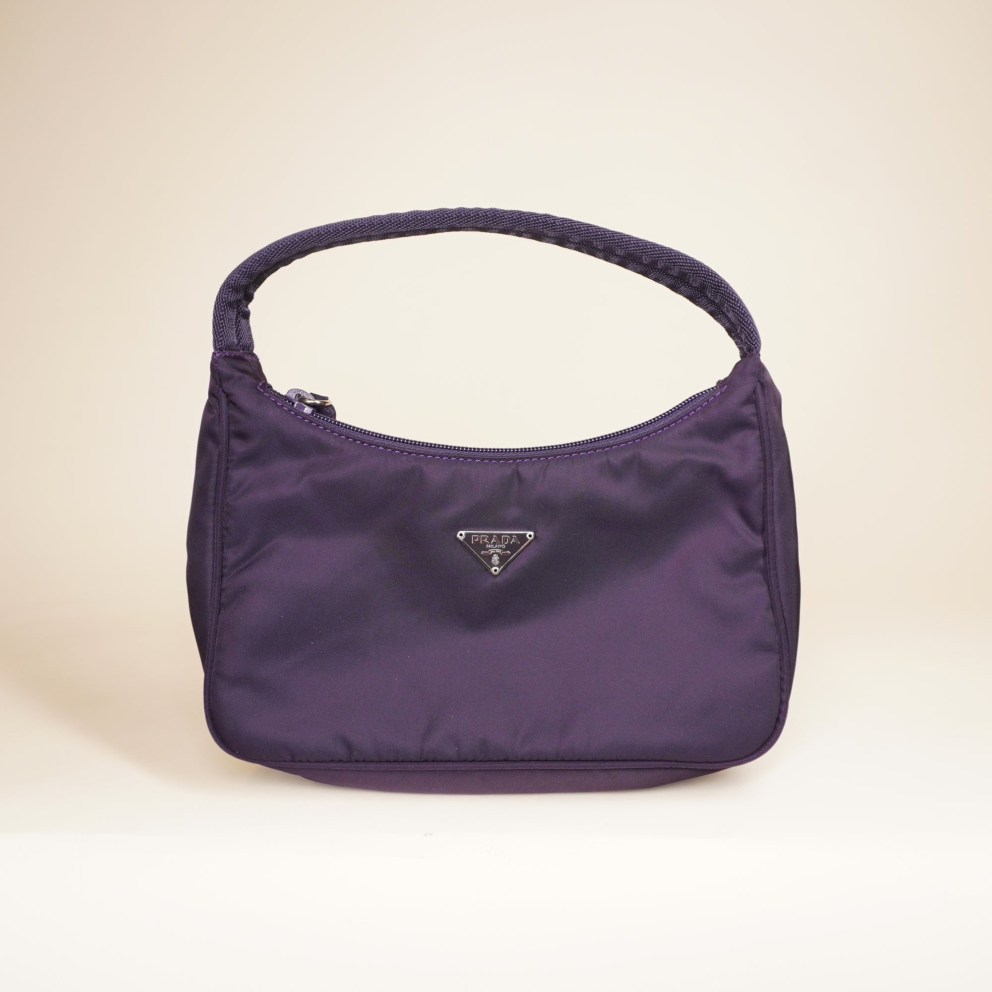 PRE-OWNED Purple Re-Edition 2000 Nylon Shoulder Bag