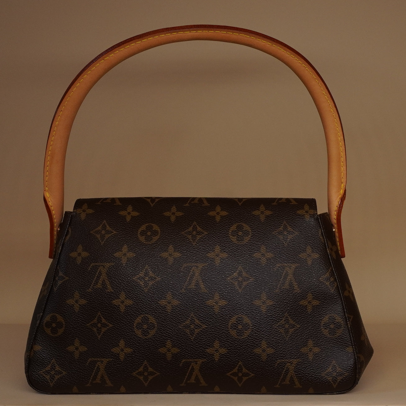 PRE-OWNED LV Monogram Canvas Mini Looping Bag