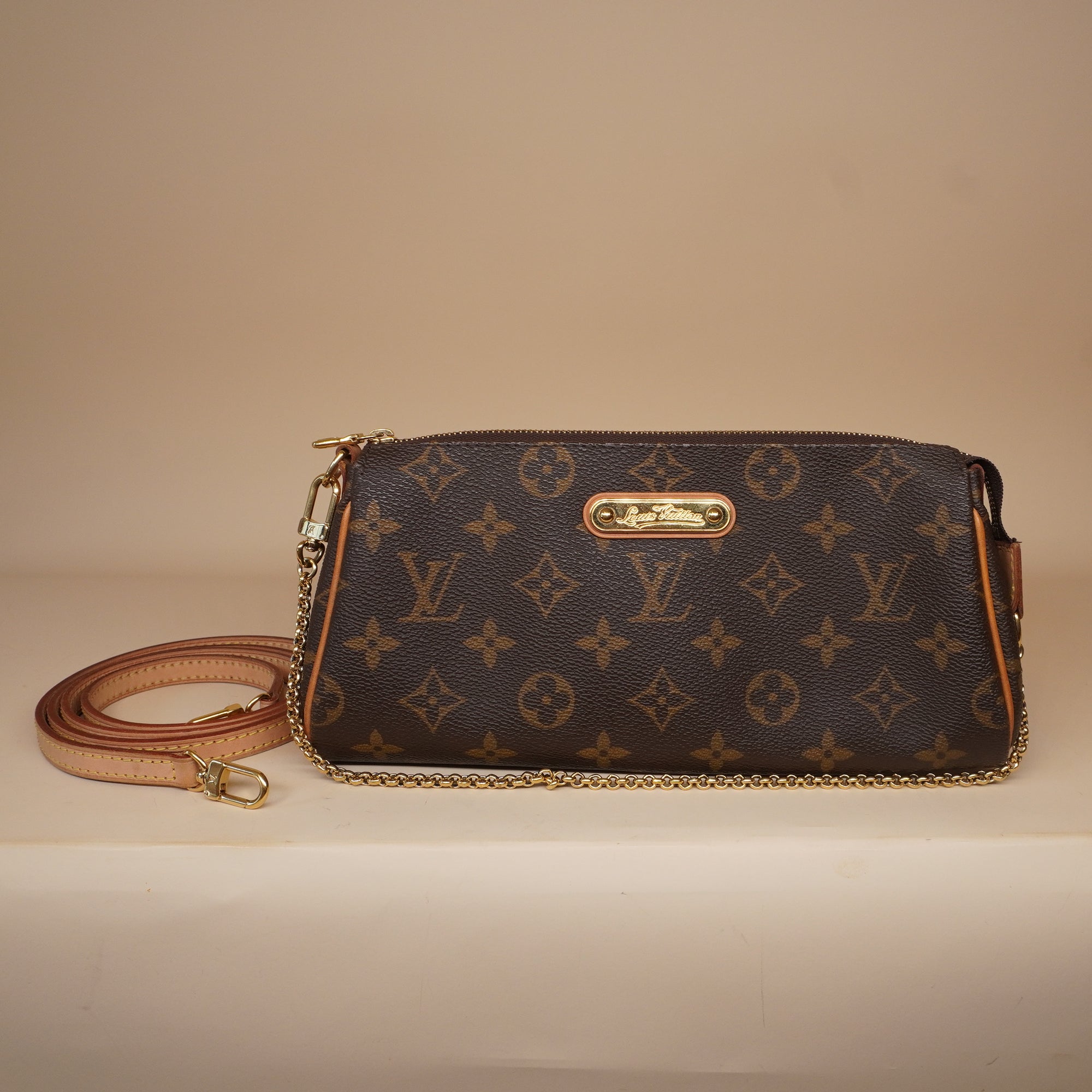PRE-OWNED LV Monogram Eva Shoulder Bag