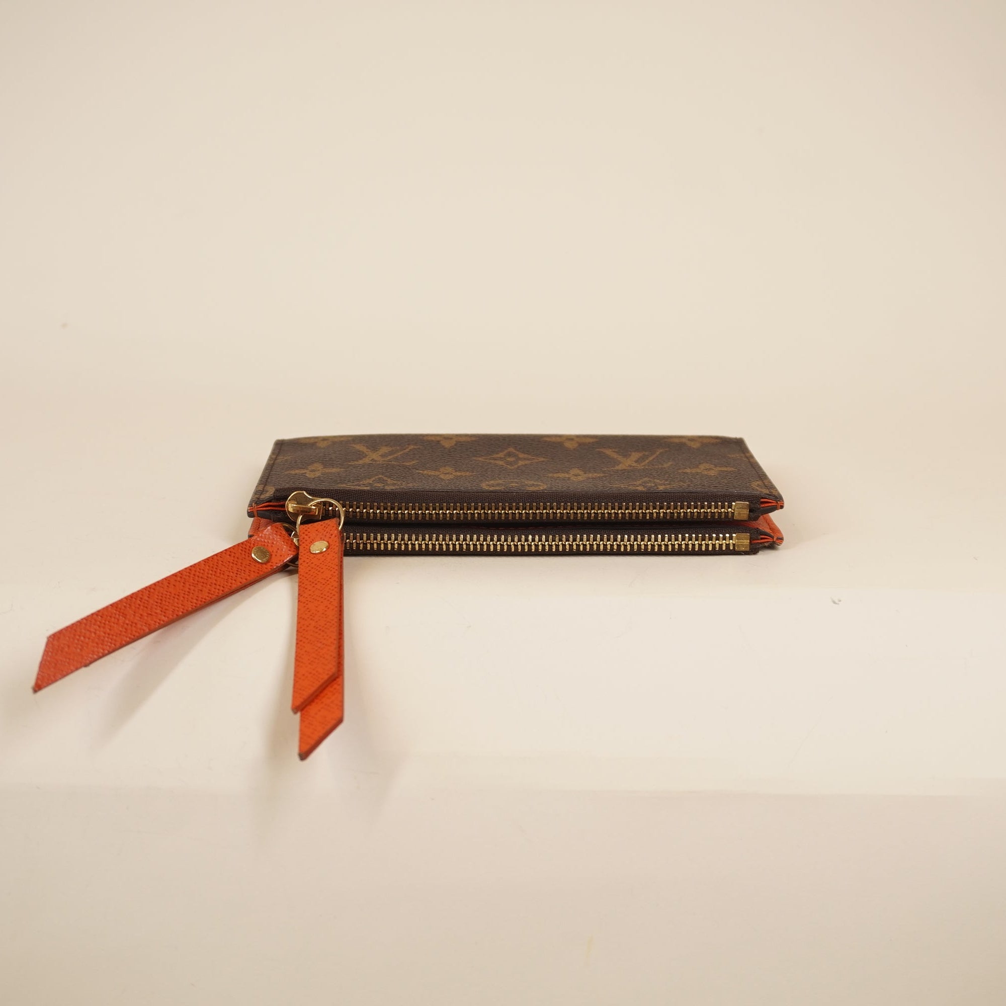 PRE-OWNED LV Monogram Compact Adele Wallet Piment