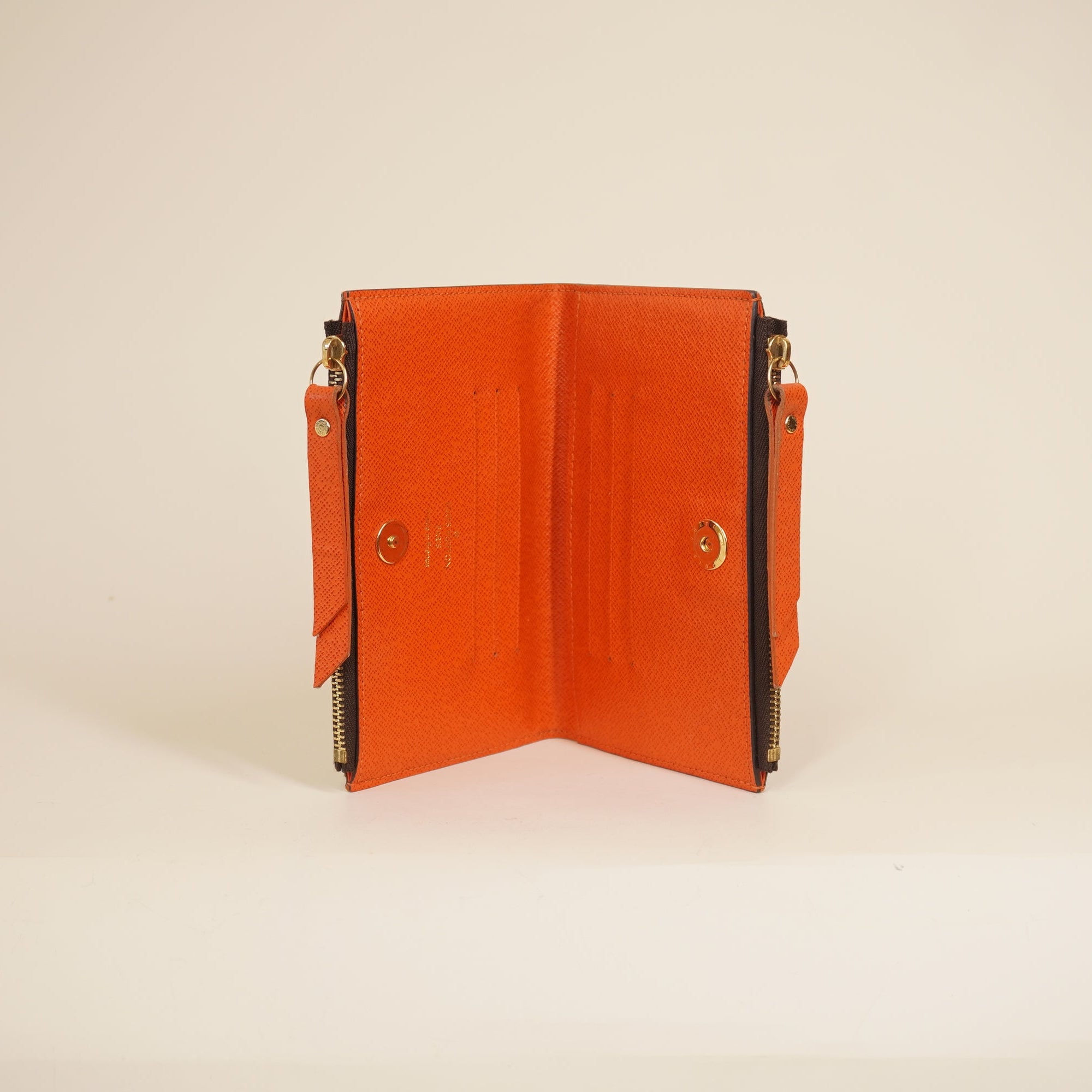 PRE-OWNED LV Monogram Compact Adele Wallet Piment