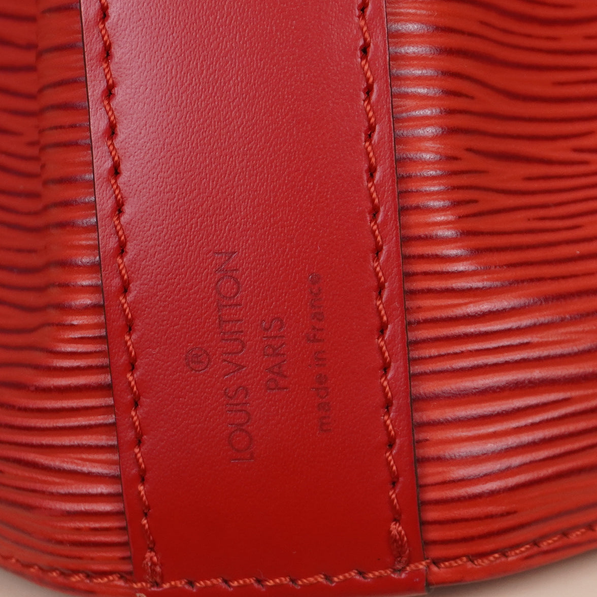 PRE-OWNED LV Epi Leather Sac de Paul Shoulder Bag Red