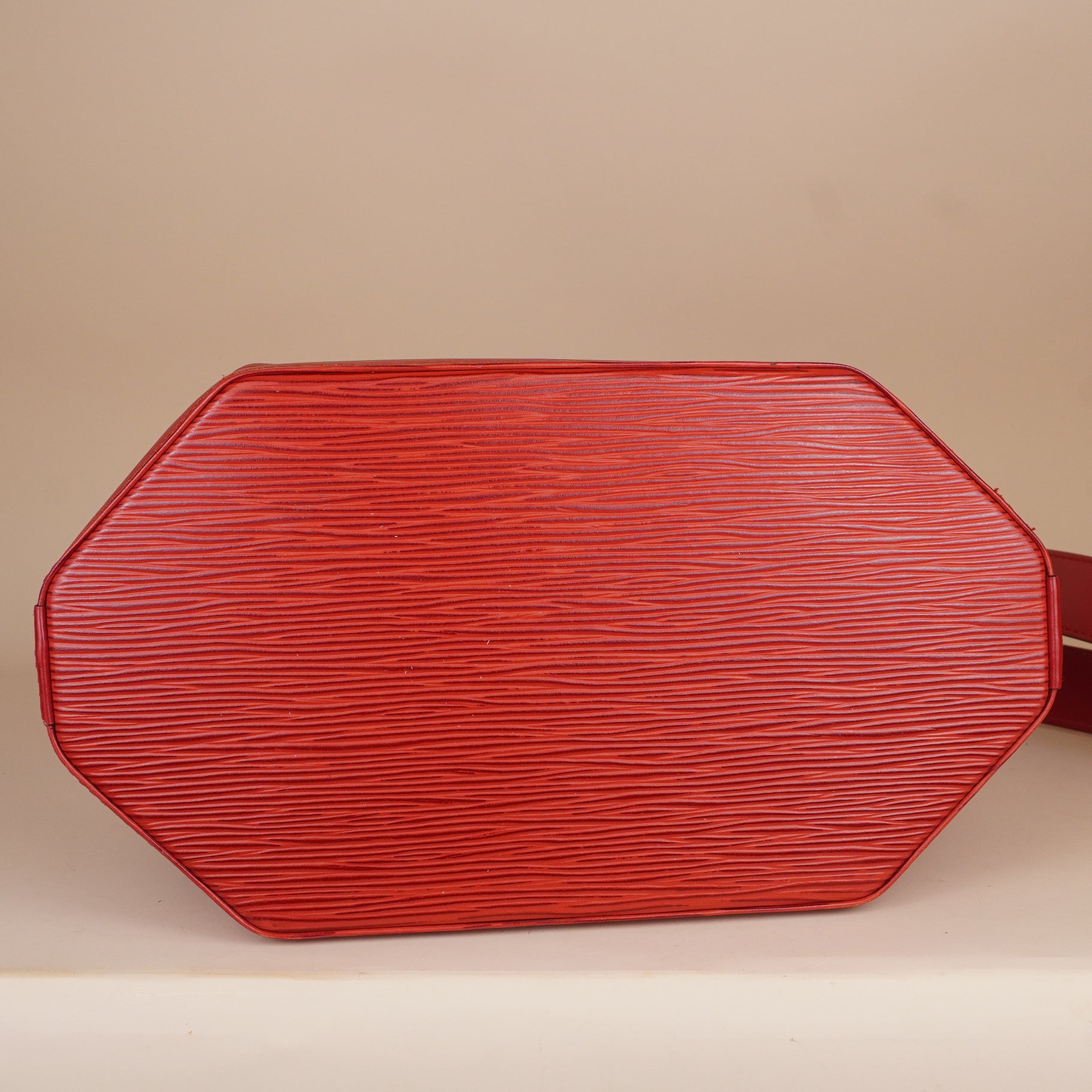 PRE-OWNED LV Epi Leather Sac de Paul Shoulder Bag Red