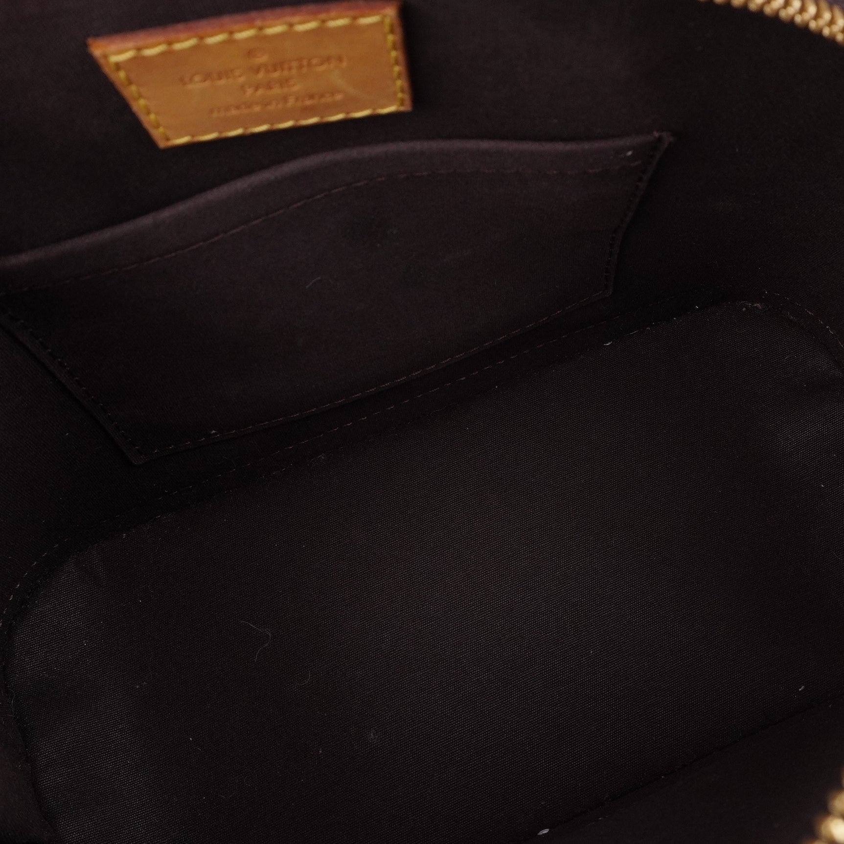 PRE-OWNED LV Vernis Alma BB Amarante