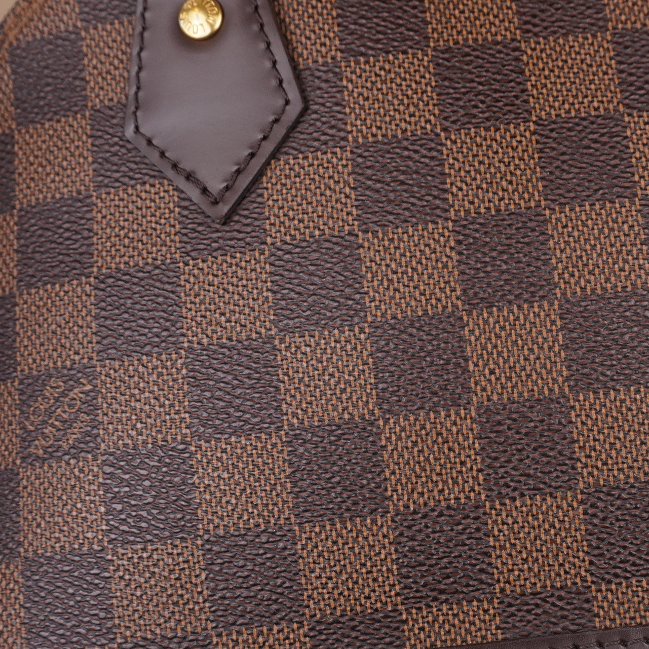 PRE-OWNED LV Damier Ebene Canvas Alma BB Shoulder Bag