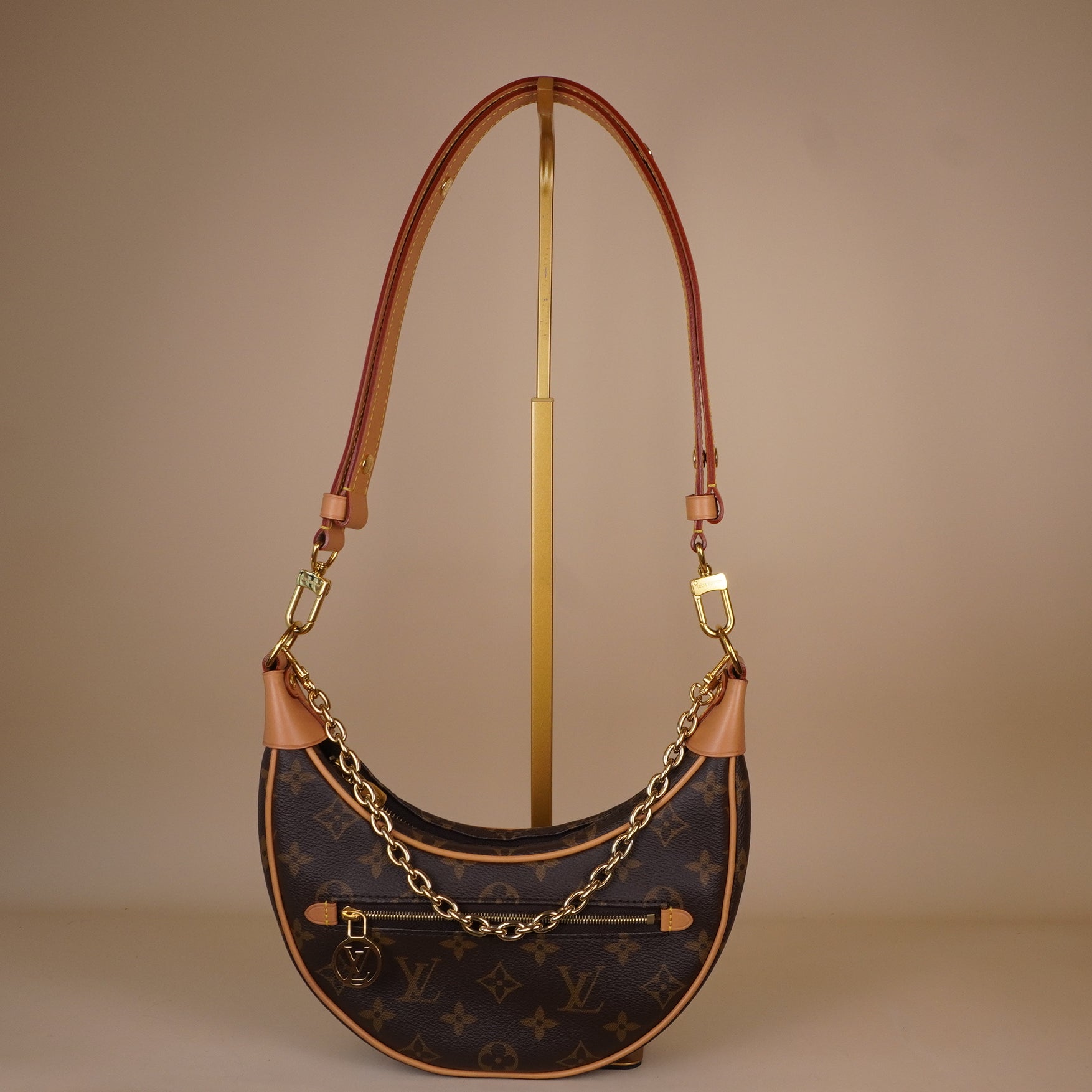 PRE-OWNED LV Monogram Loop Shoulder Bag