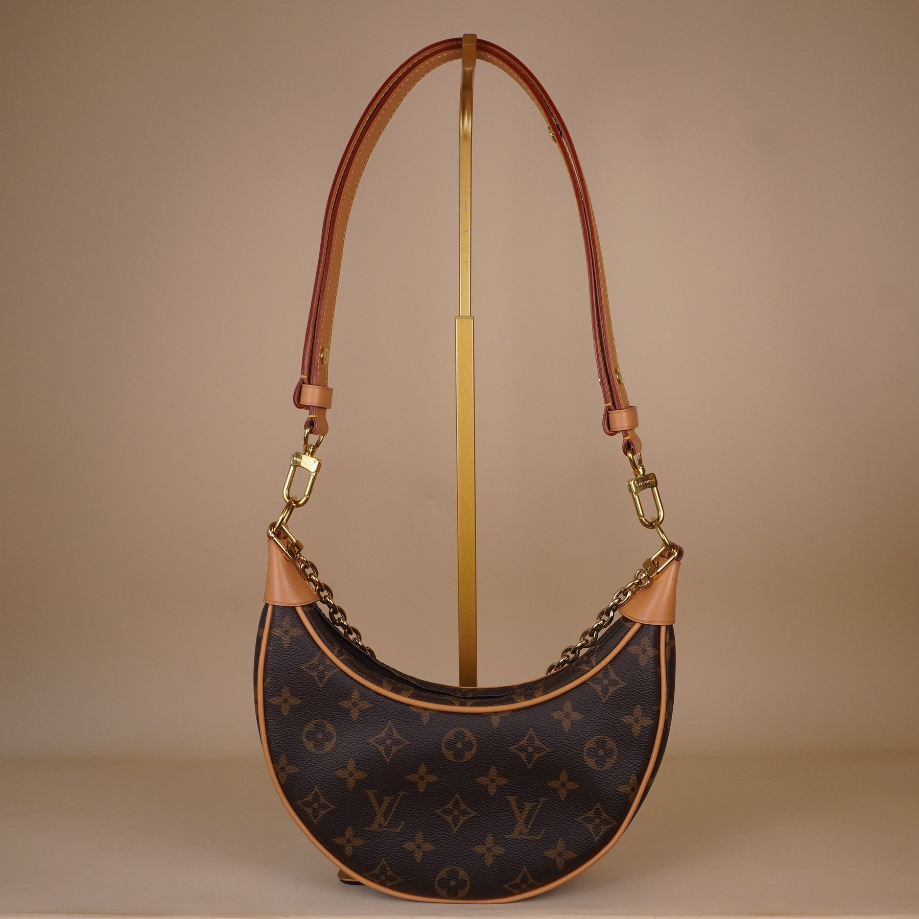 PRE-OWNED LV Monogram Loop Shoulder Bag