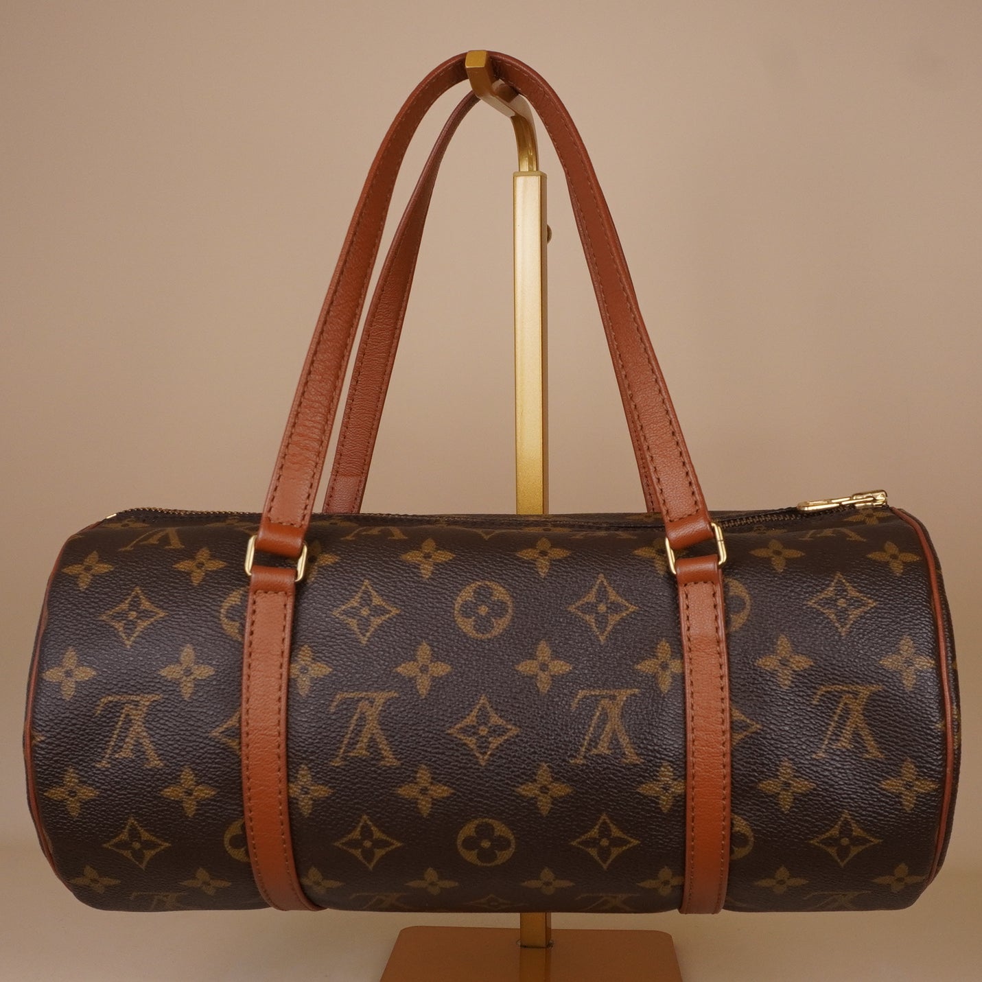 PRE-OWNED LV Monogram Papillon 30 with Companion