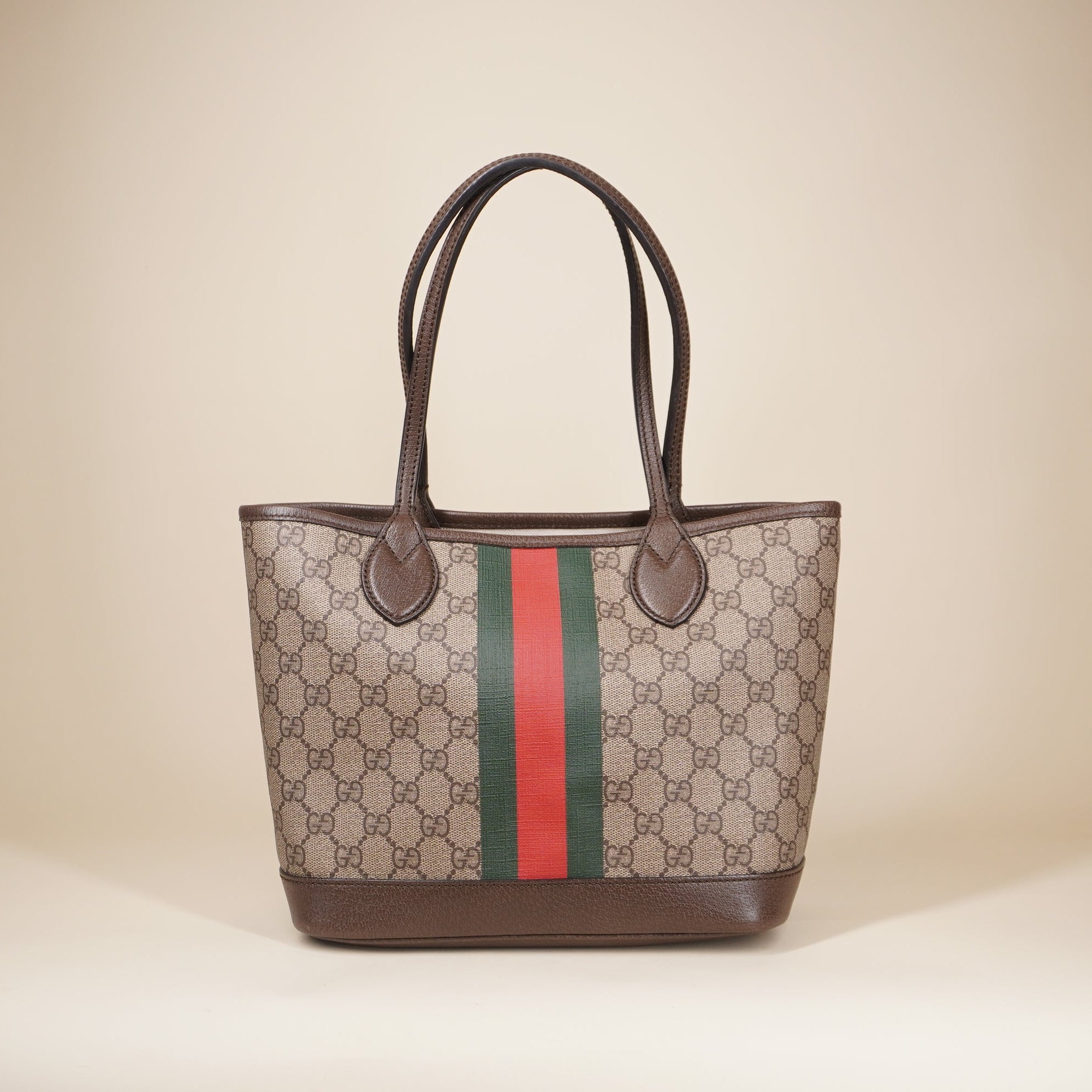 PRE-OWNED Ophidia Canvas Small Tote Shoulder Bag