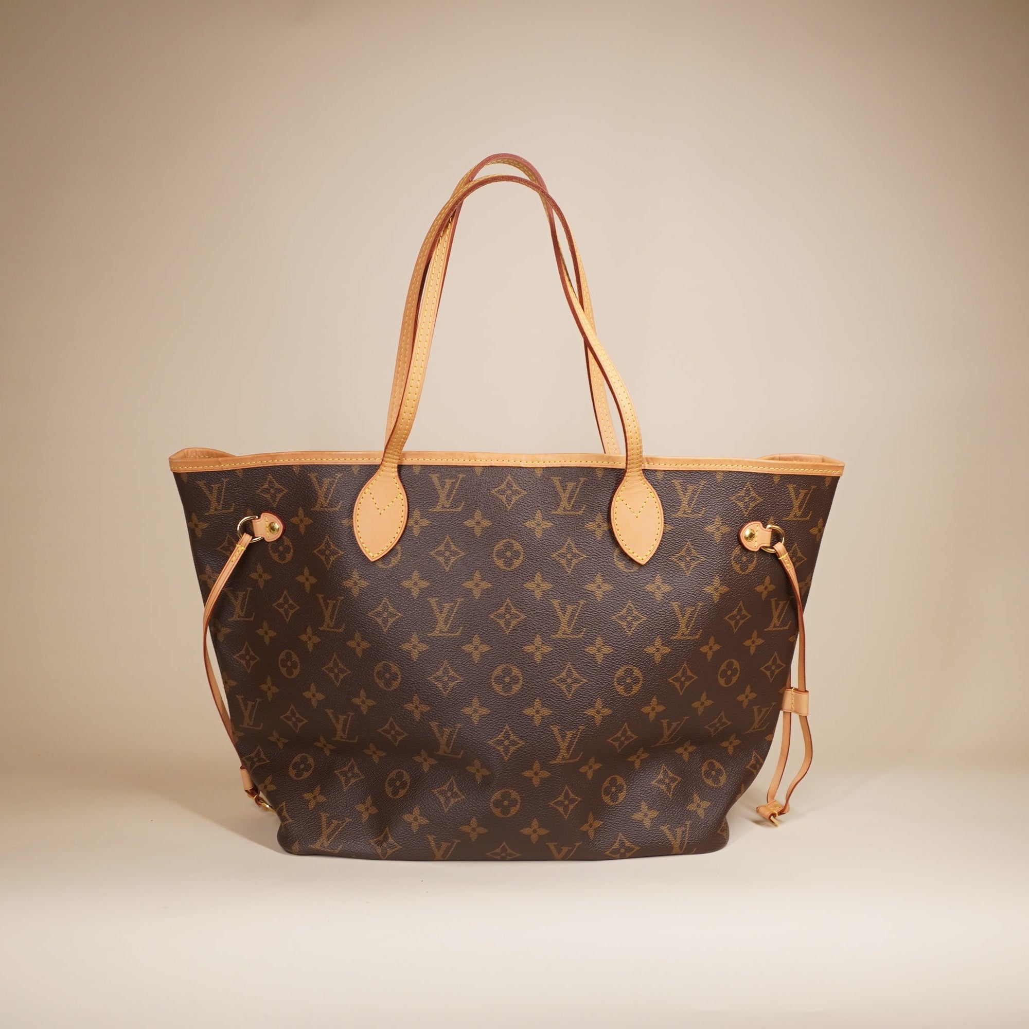 LV Monogram Canvas Neverfull MM Shoulder Bag