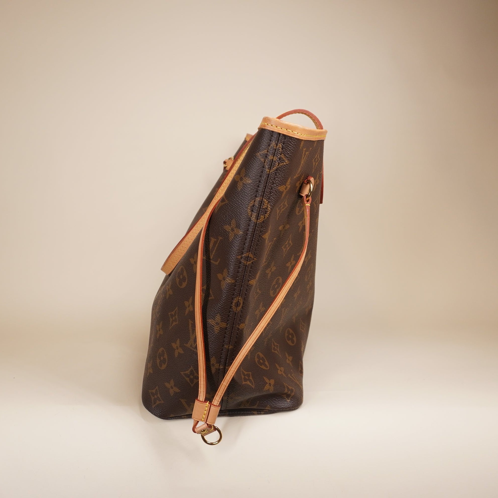 LV Monogram Canvas Neverfull MM Shoulder Bag