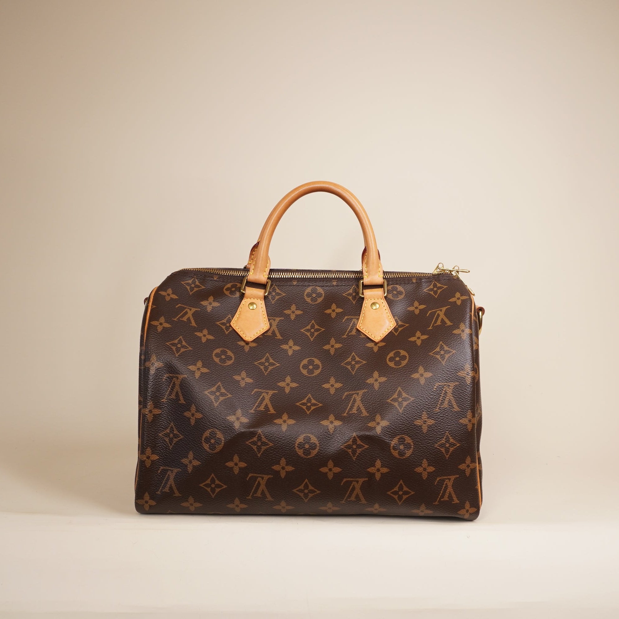 PRE-OWNED LV Monogram Canvas Speedy 30 Bandouliere Shoulder Bag