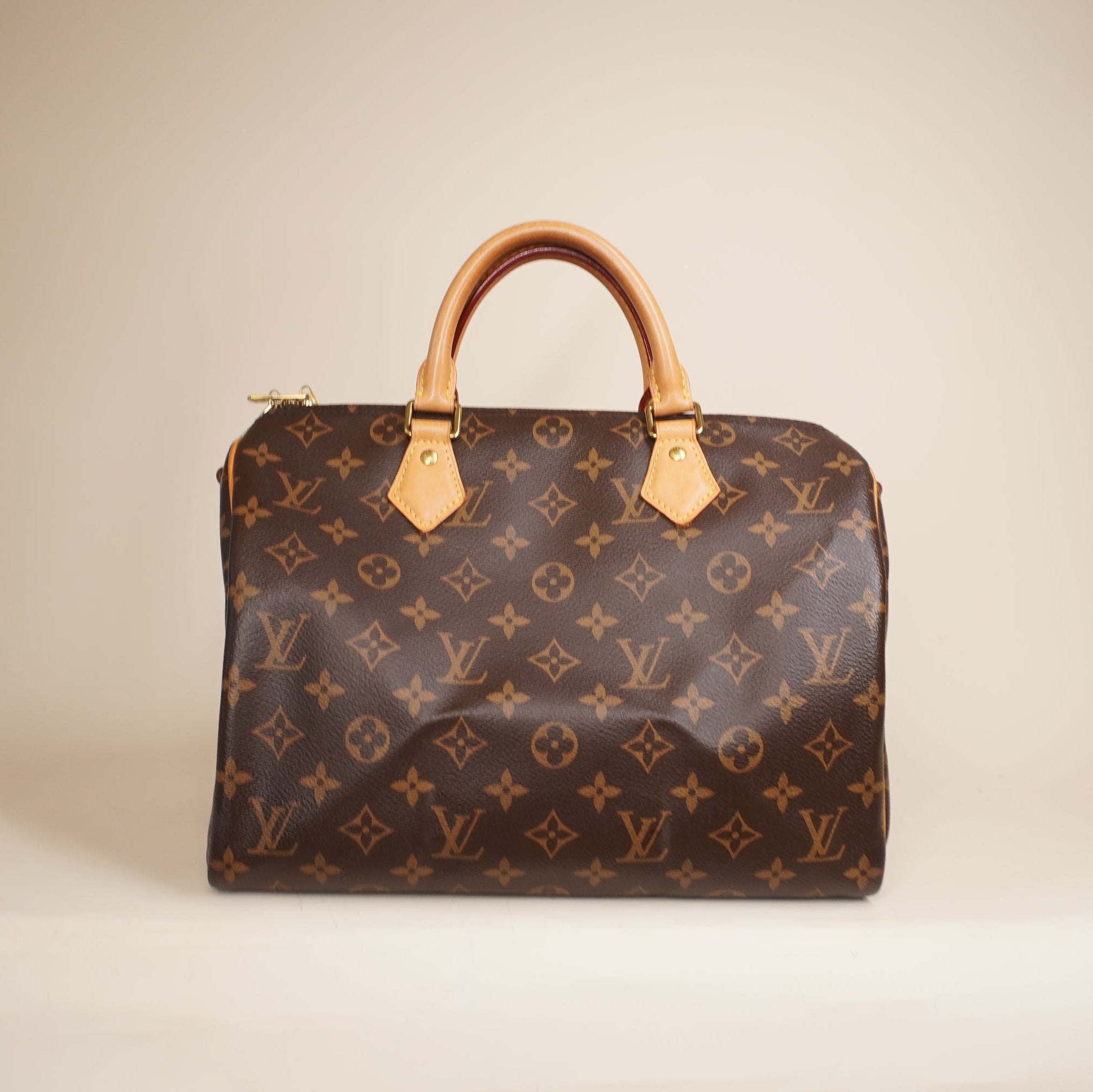 PRE-OWNED LV Monogram Canvas Speedy 30 Bandouliere Shoulder Bag